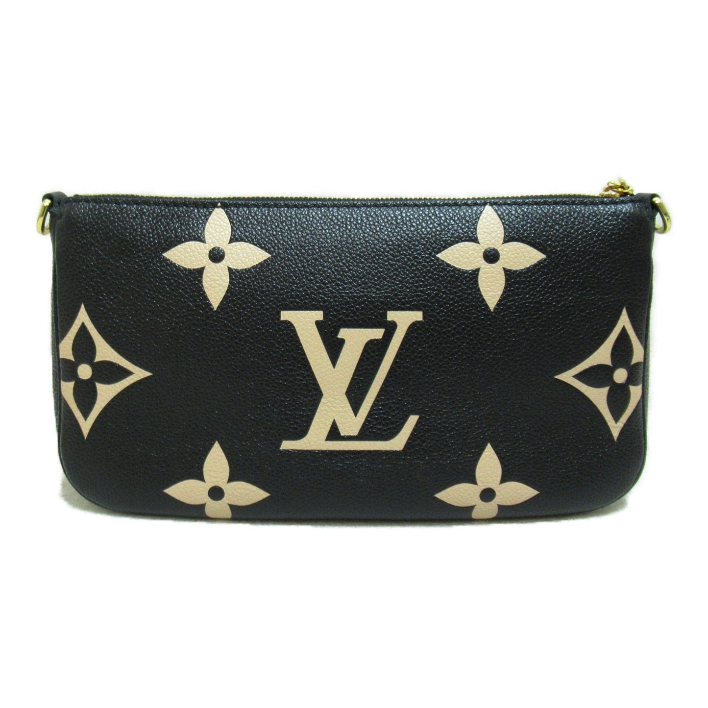 Louis Vuitton Multi Pochette Accessoires Black Monogram empreinte leather Clutch
