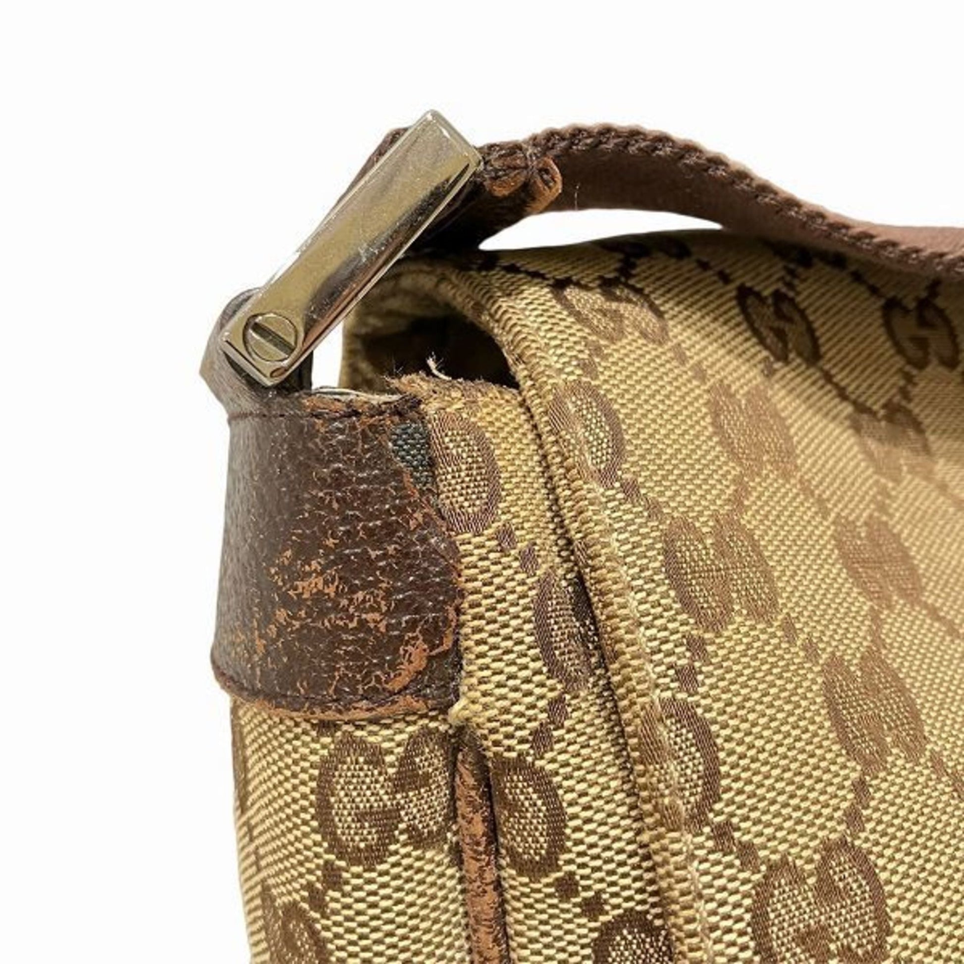 Gucci Canvas Shoulder Bag
