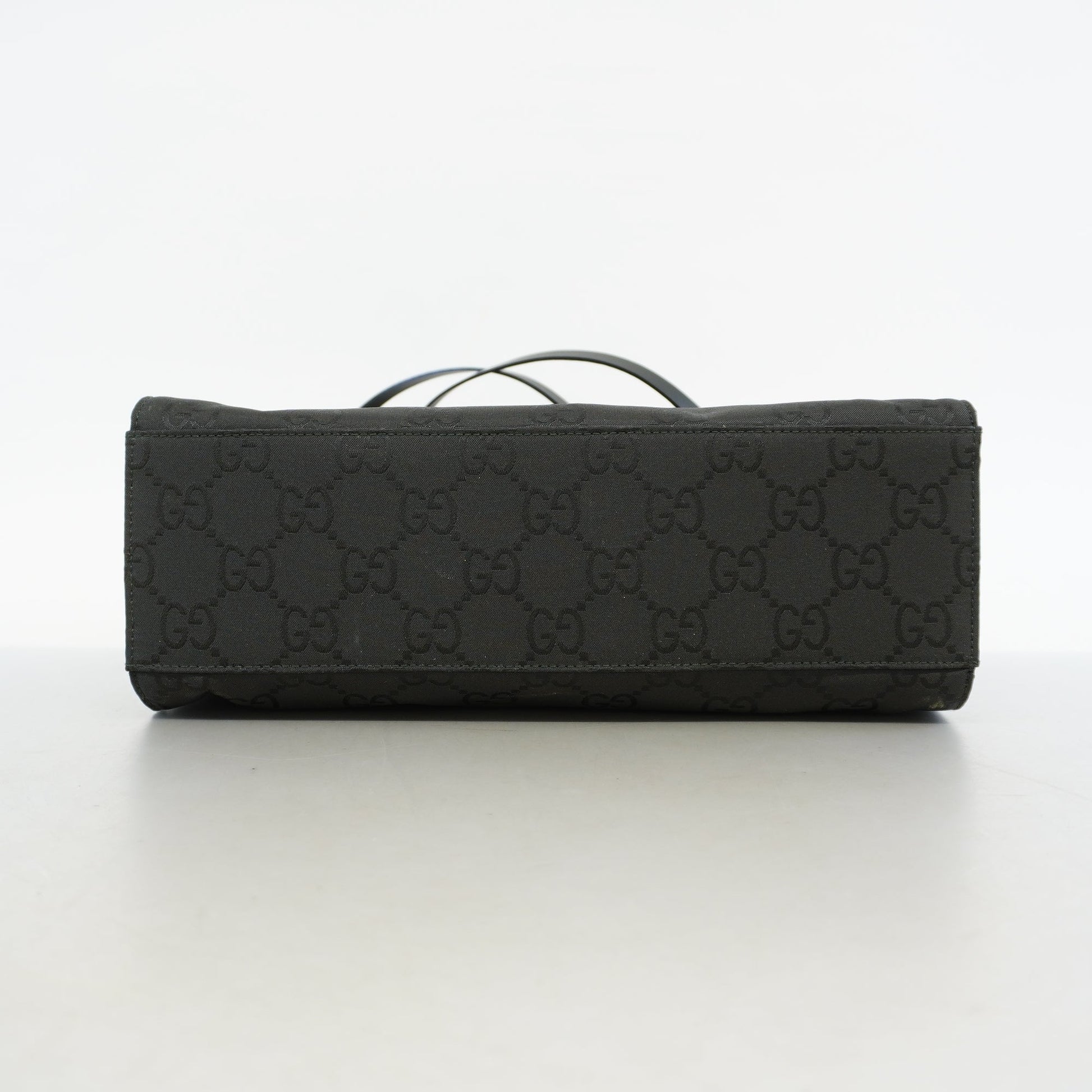 Gucci Bamboo Black Nylon Handbag