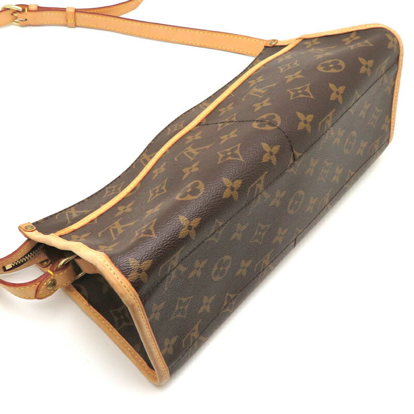 LOUIS VUITTON Popincourt Long Women's HandBag Monogram [Brown]