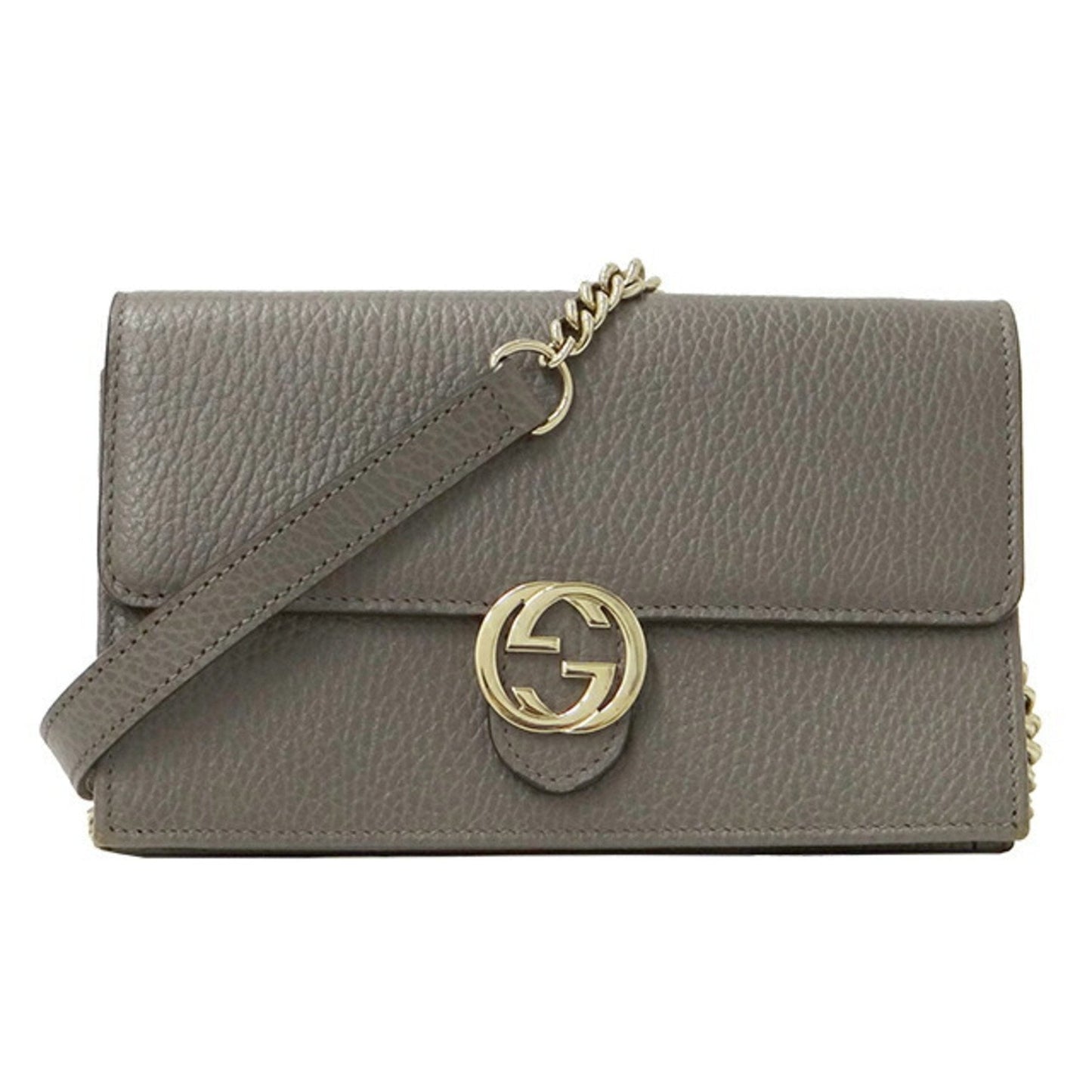 Gucci Chain Leather Shoulder Bag