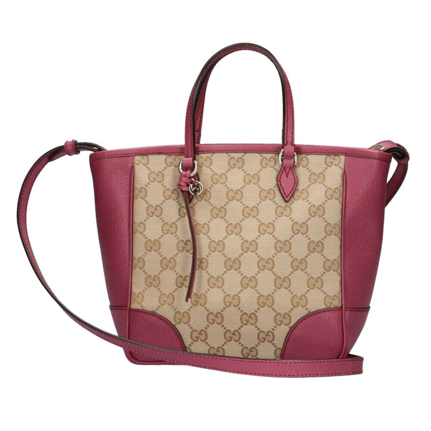 Gucci Leather Canvas Shoulder Bag Style 53