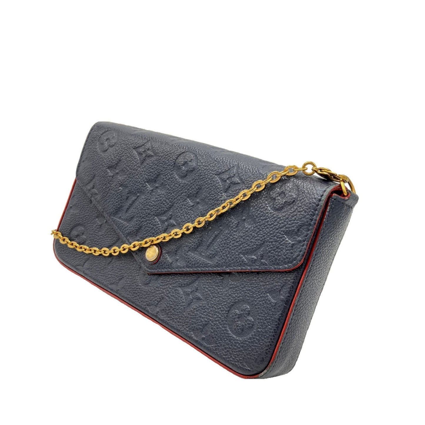 LOUIS VUITTON Pochette Felicie Shoulder Bag Women's Men's Leather