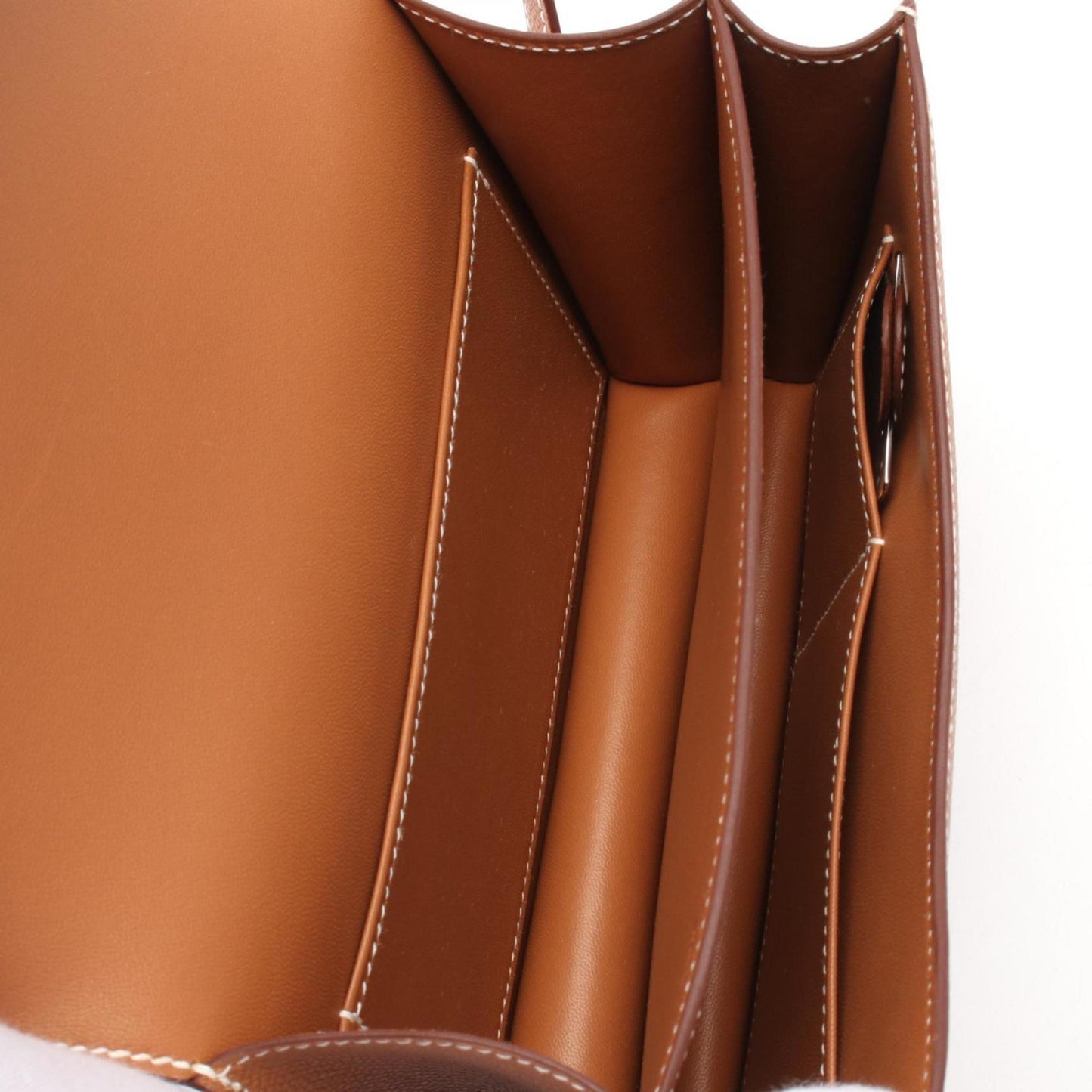 Hermes Brown Epsom Leather Shoulder Bag ( )