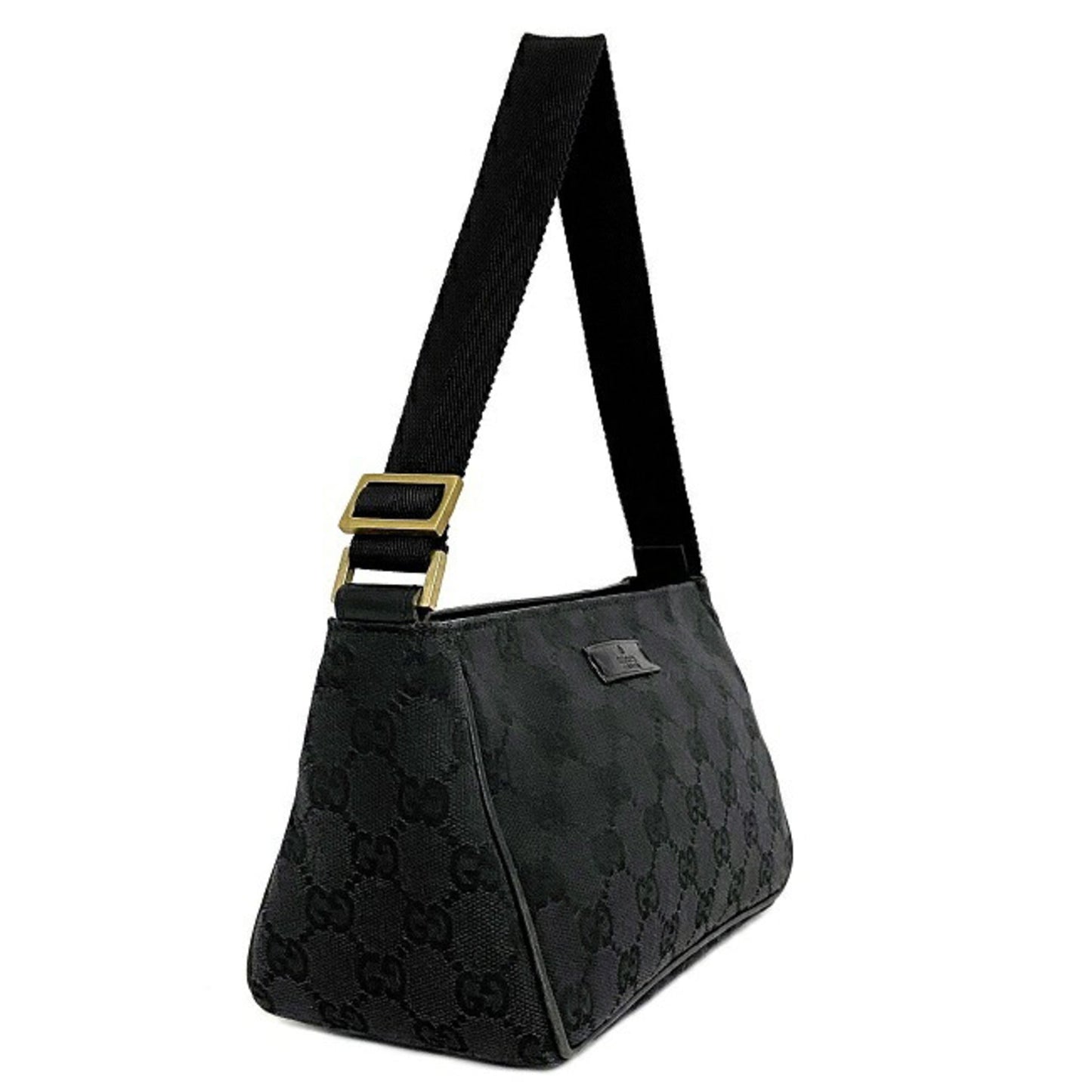 Gucci Lou Leather Canvas Handbag