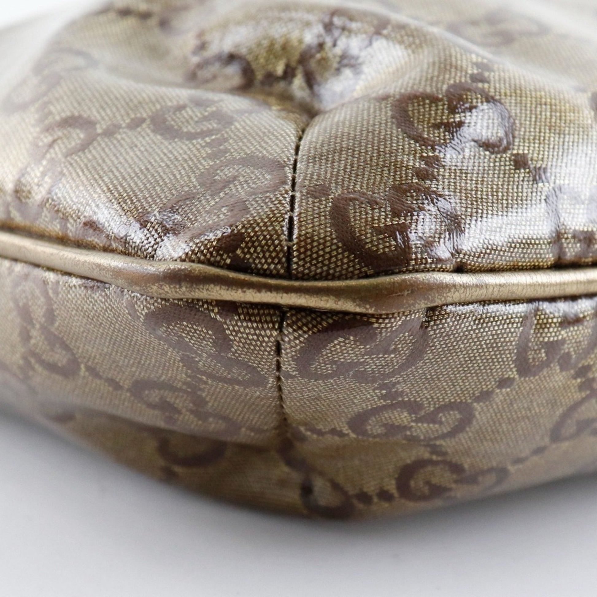 Gucci Gold PVC Shoulder Bag