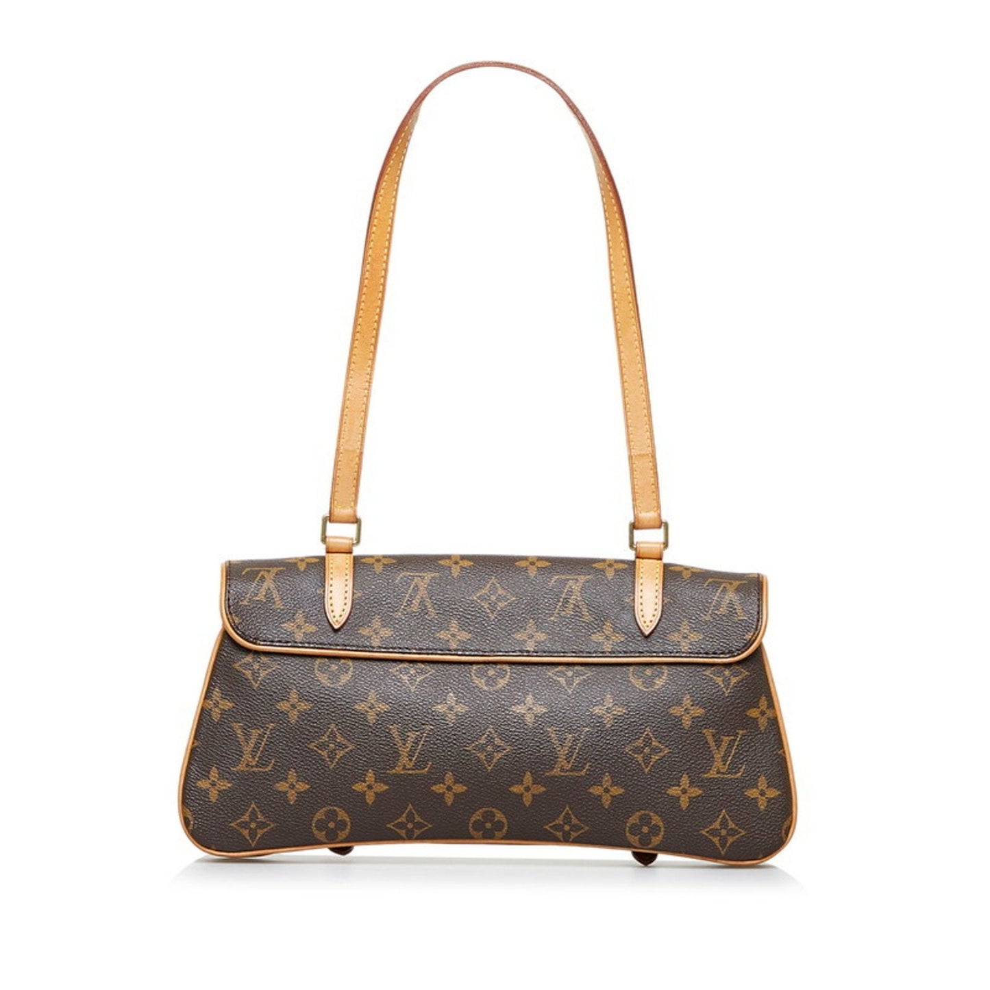 LOUIS VUITTON Monogram Marrel Shoulder Bag Brown PVC Leather Ladies