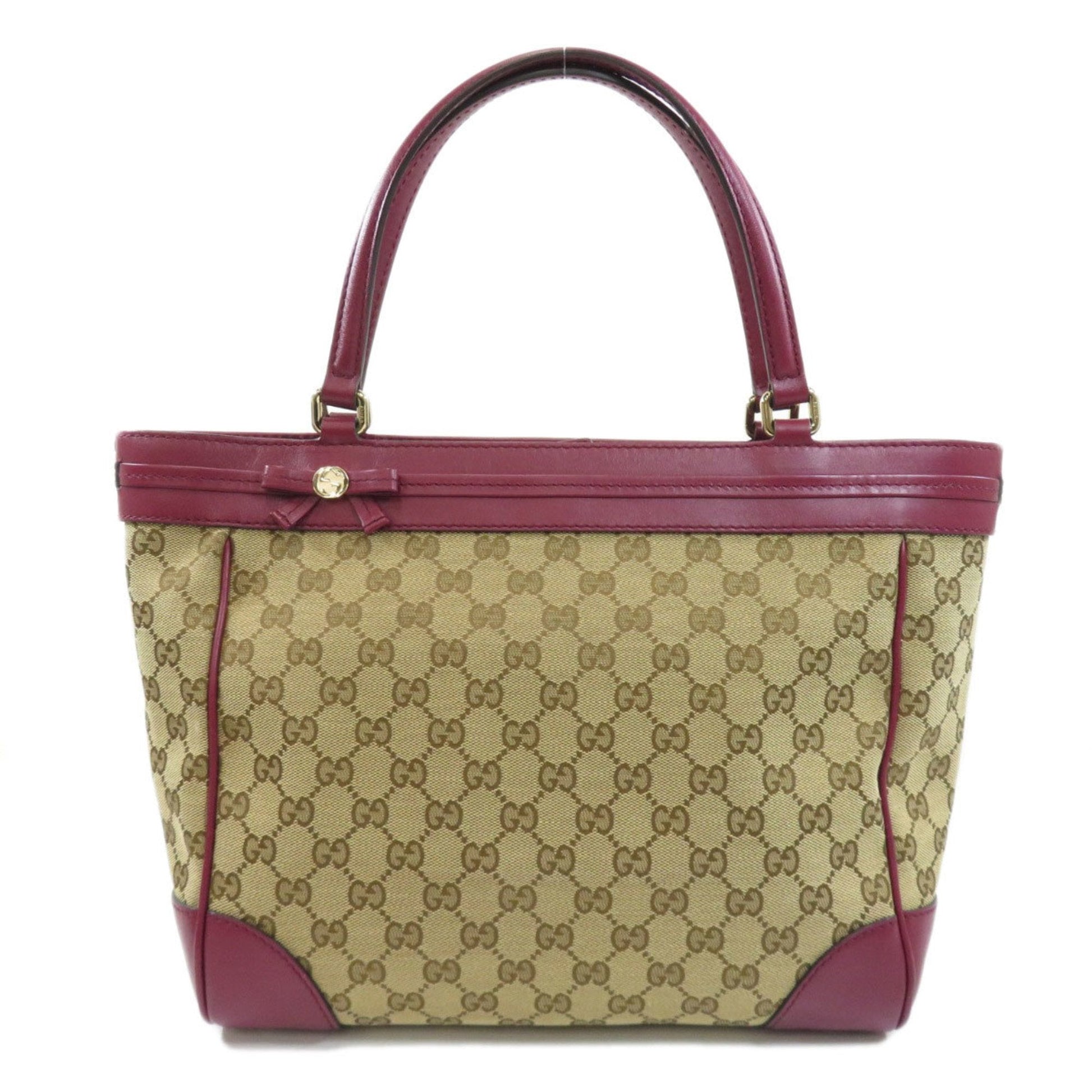 Gucci Leather Canvas Tote Style 63