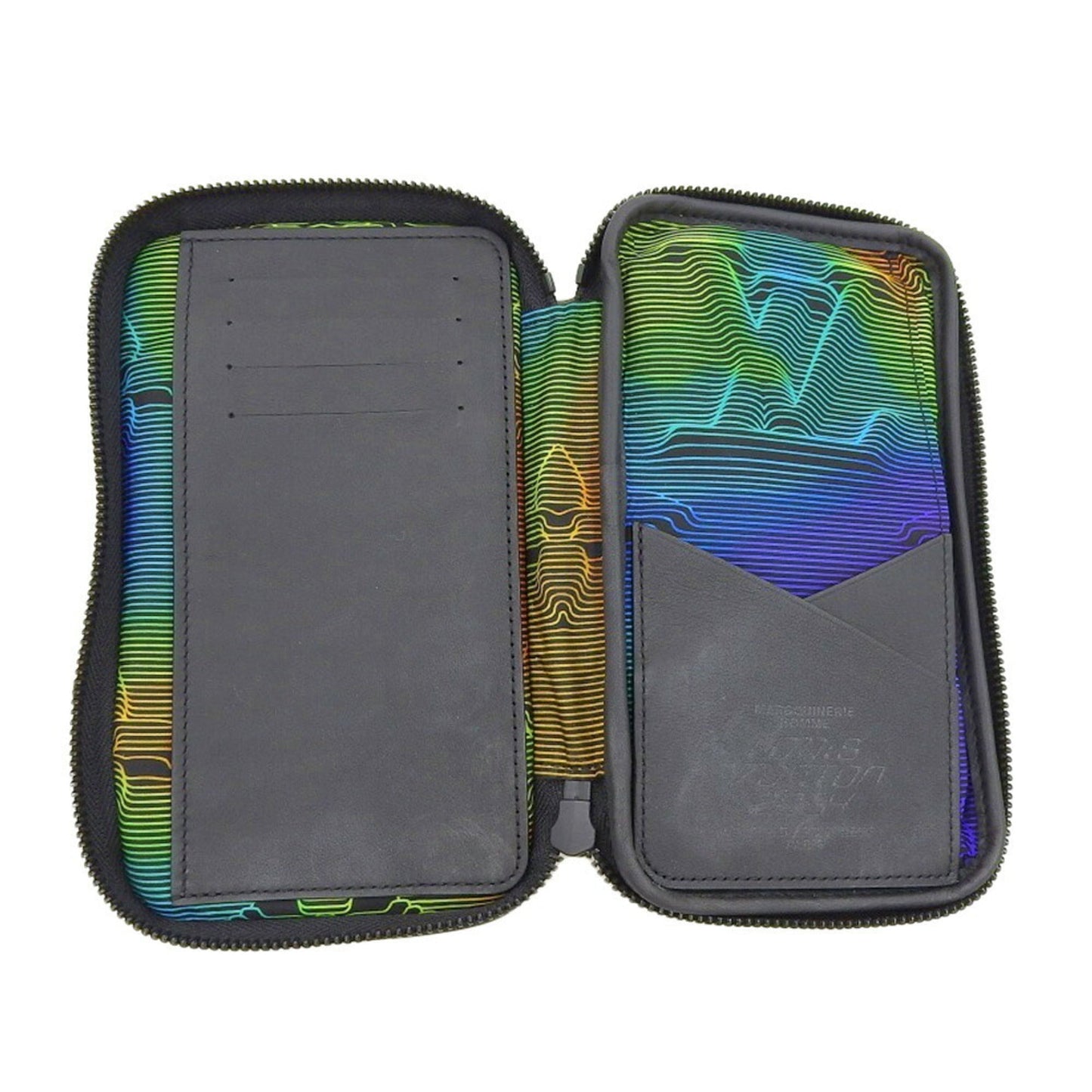 Louis Vuitton 3D Monogram Double Phone Pouch Rainbow Shoulder Black Shoulder Bag