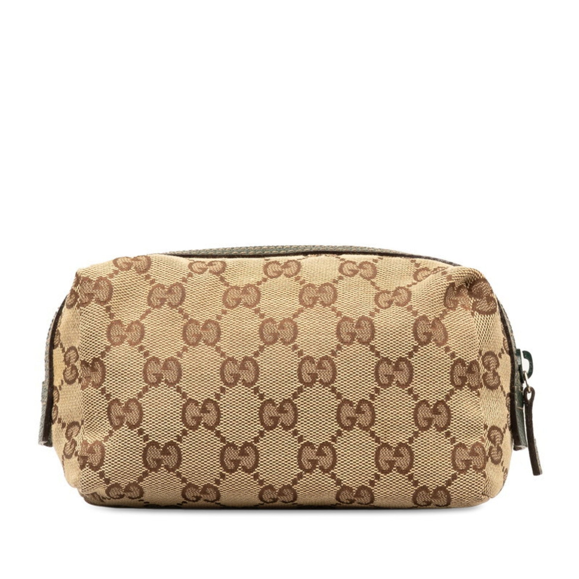 Gucci Leather Canvas Clutch