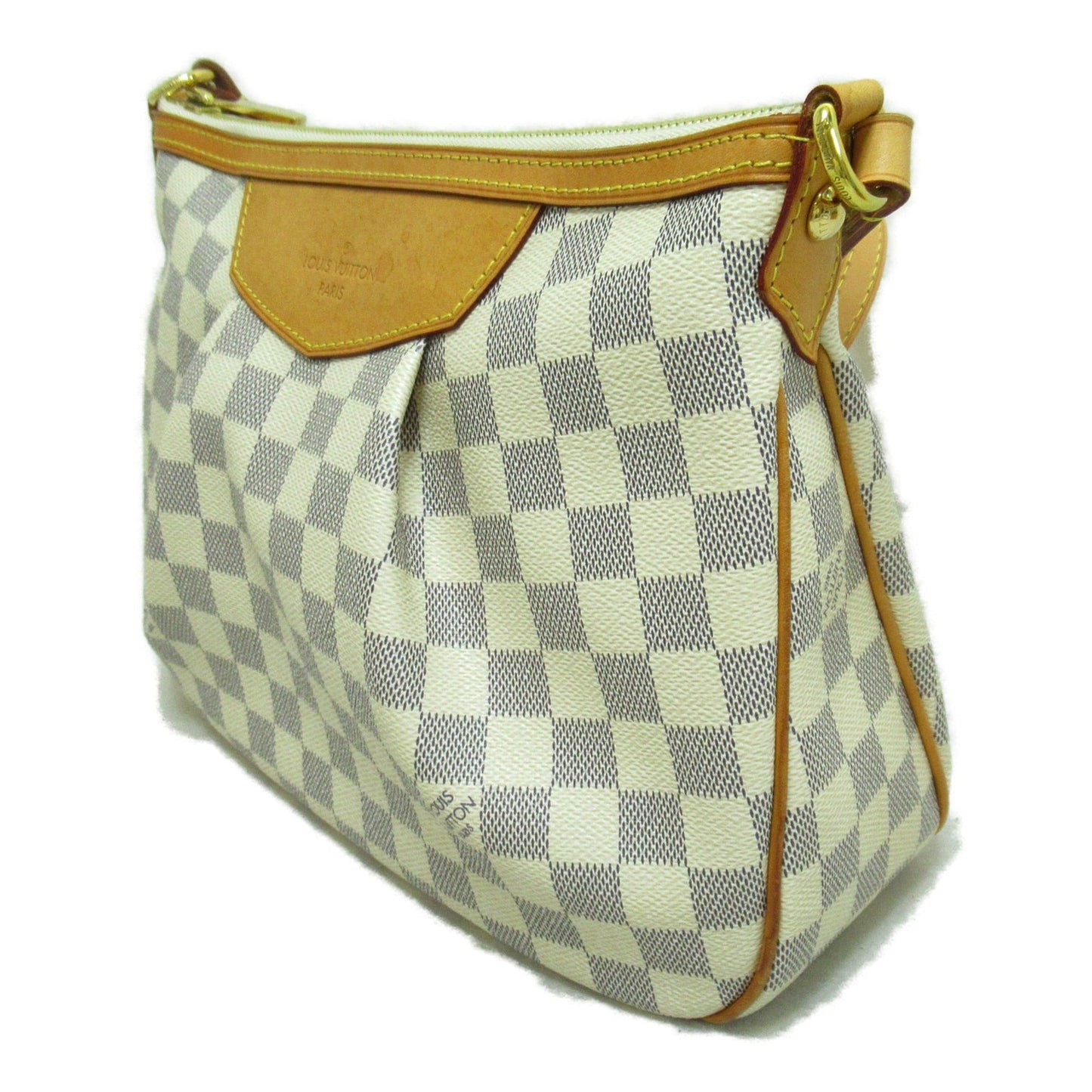 Louis Vuitton SiracPM Shoulder Bag Ivory Damier Azur PVC coated canvas