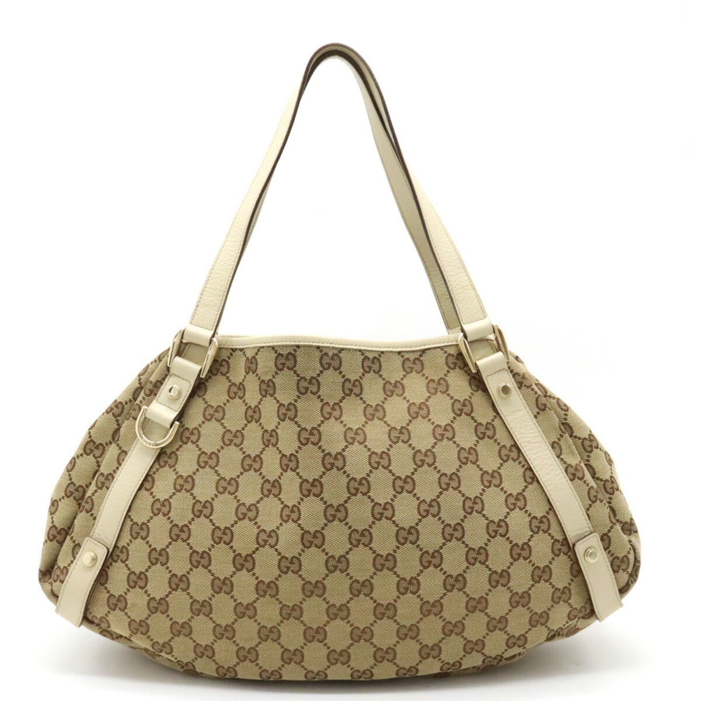 Gucci Leather Canvas Tote