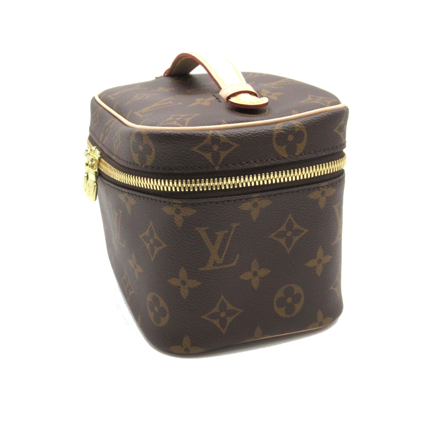 LOUIS VUITTON Nice Mini Vanity Bag Brown Monogram PVC coated canvas