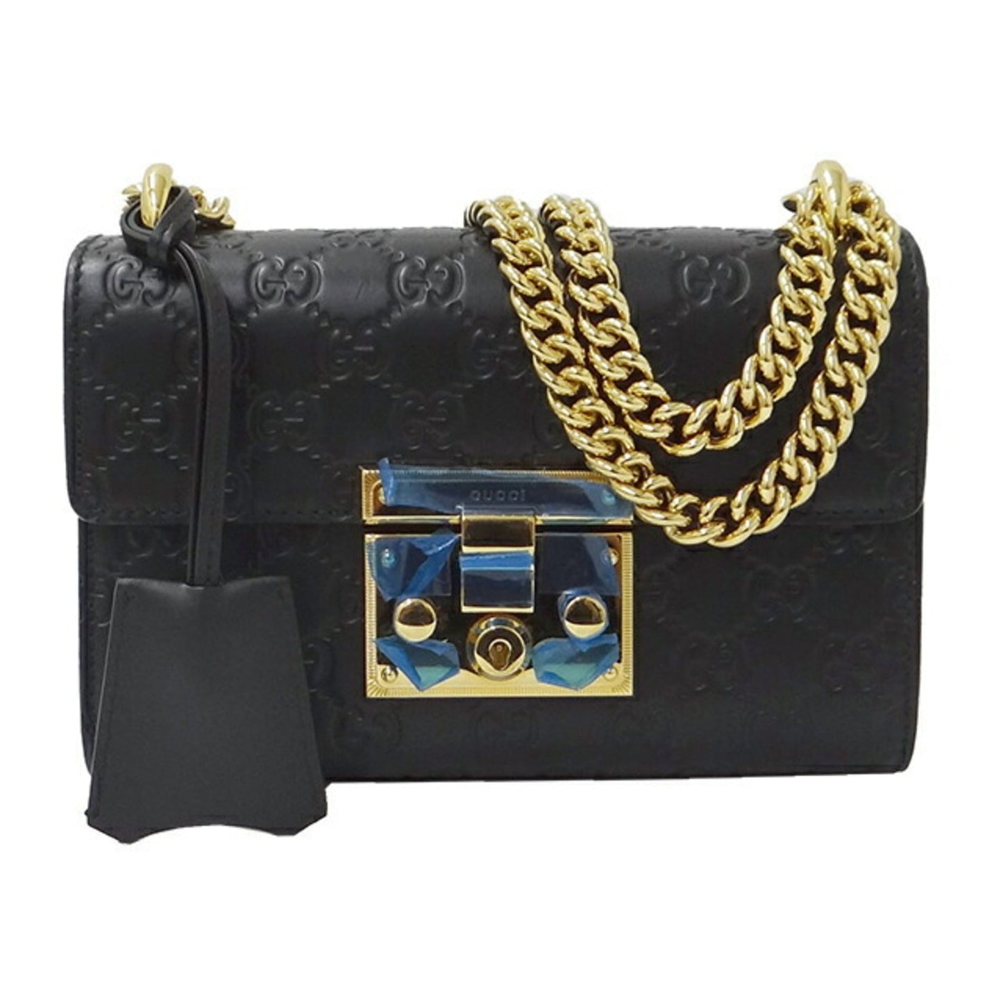 Gucci Chain Leather Shoulder Bag