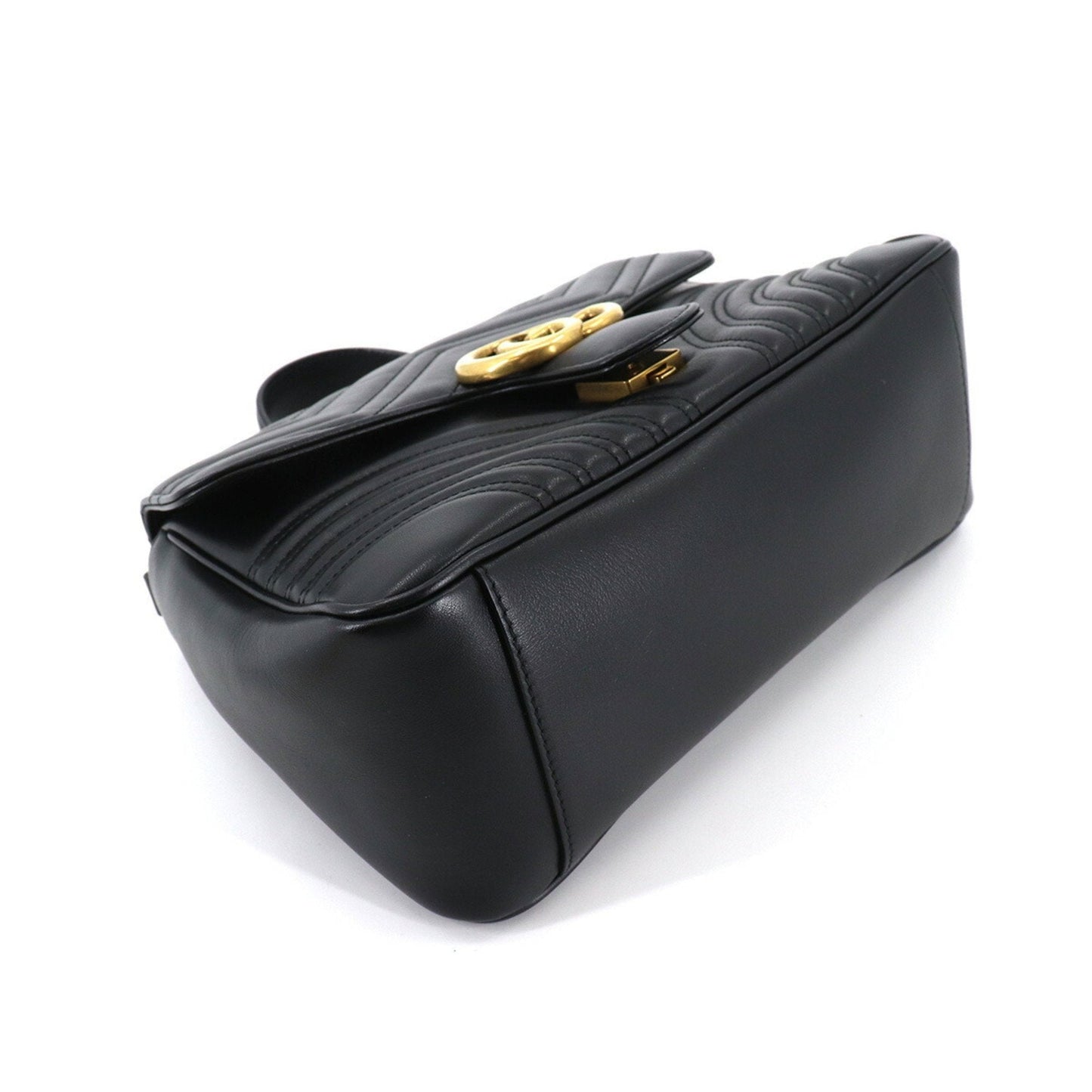 Gucci Lou Leather Top Handle Shoulder Bag