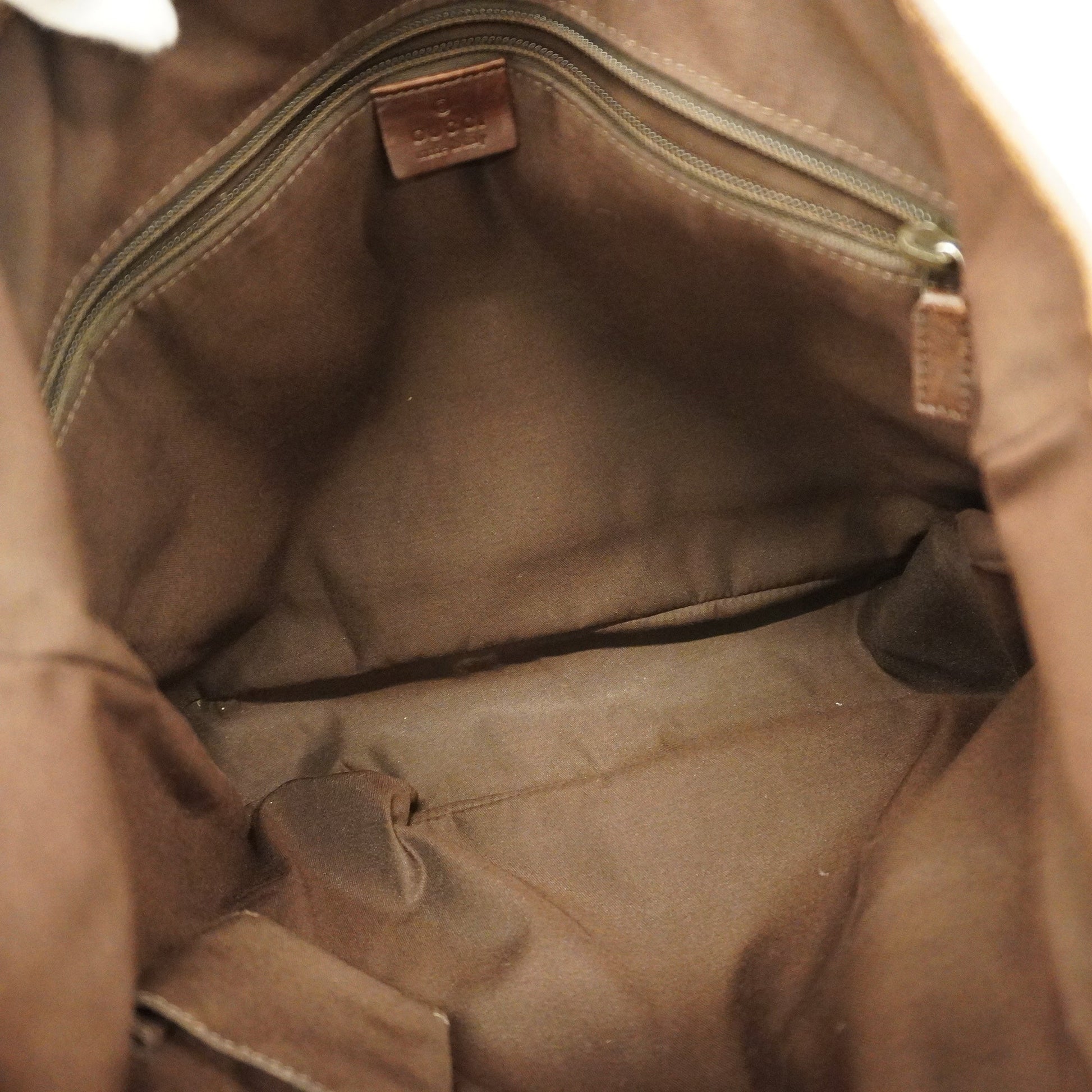 Gucci Leather Canvas Tote