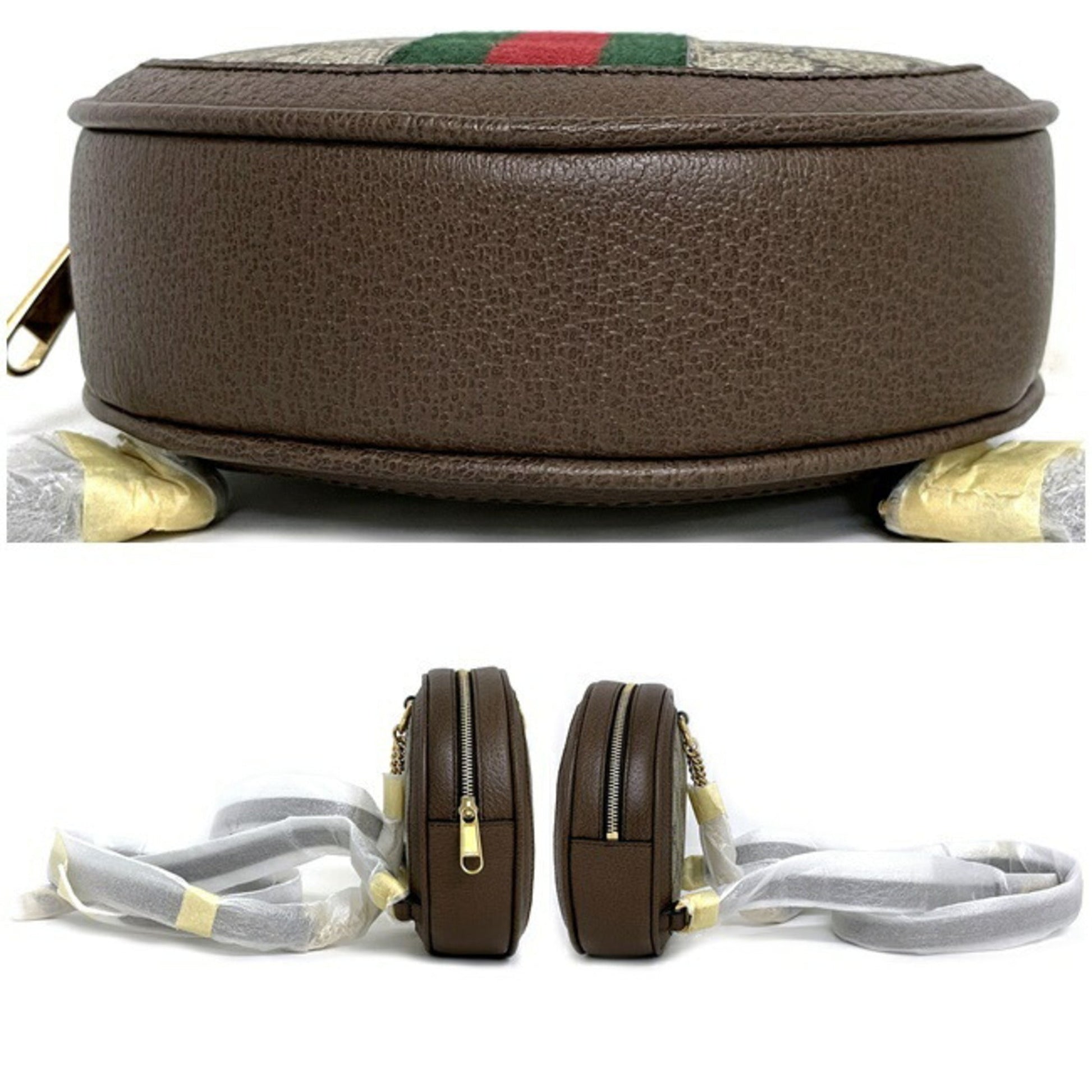 Gucci GG Marmont Brown Leather PVC Backpack