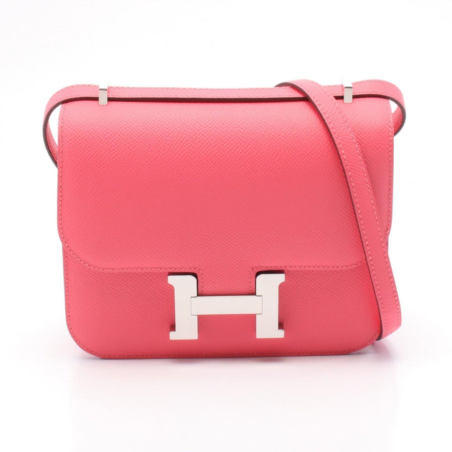 Hermes Constance Pink Epsom Leather Shoulder Bag ( )