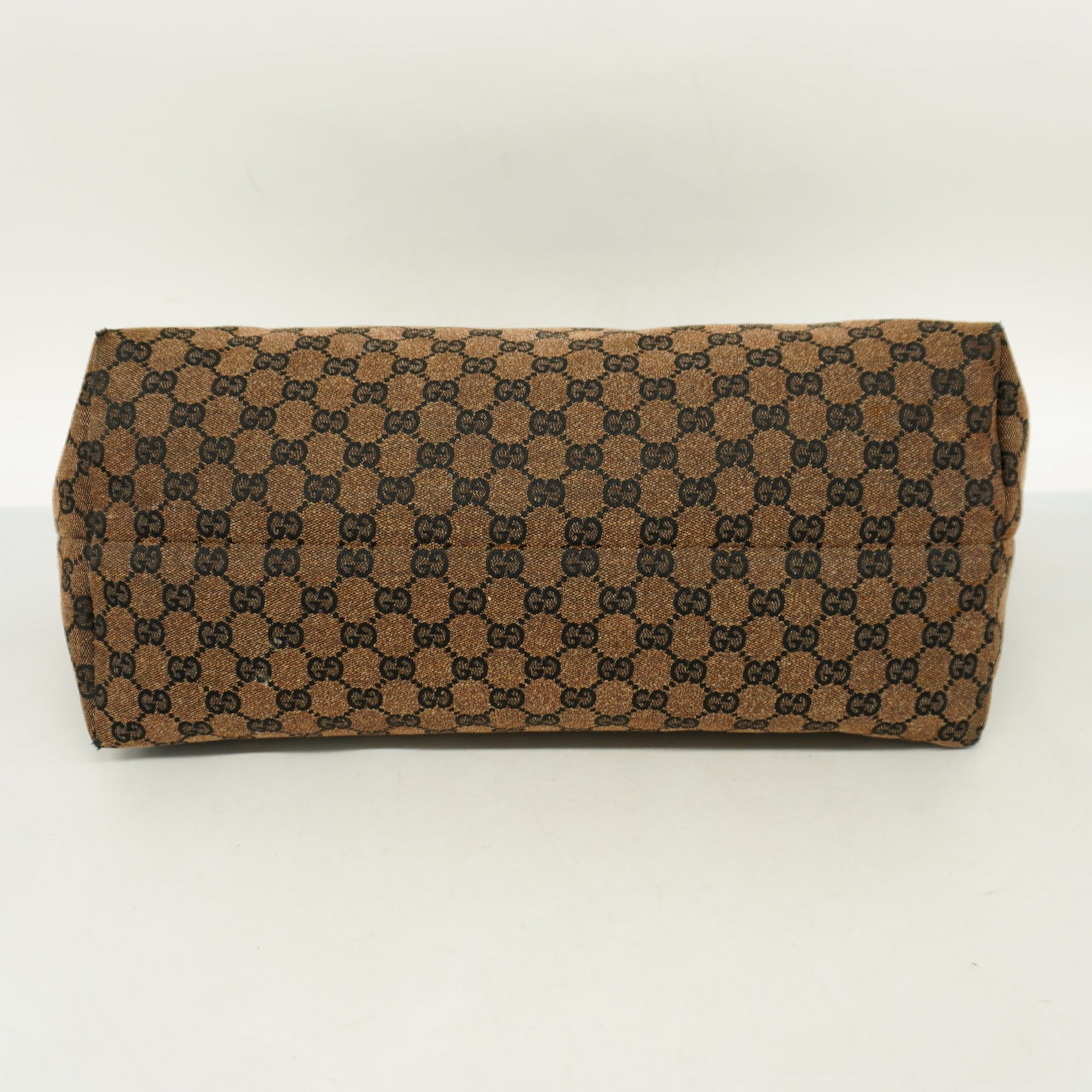 Gucci Leather Canvas Tote