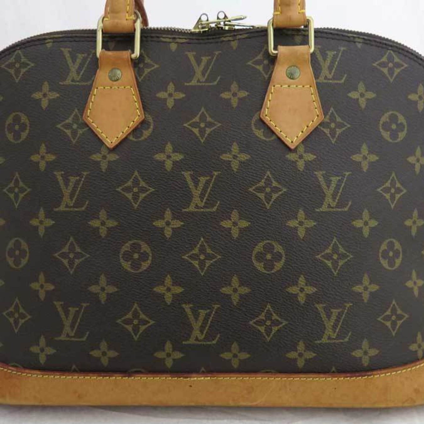 Louis Vuitton Handbag Monogram Alma Brown Canvas Bag Ladies