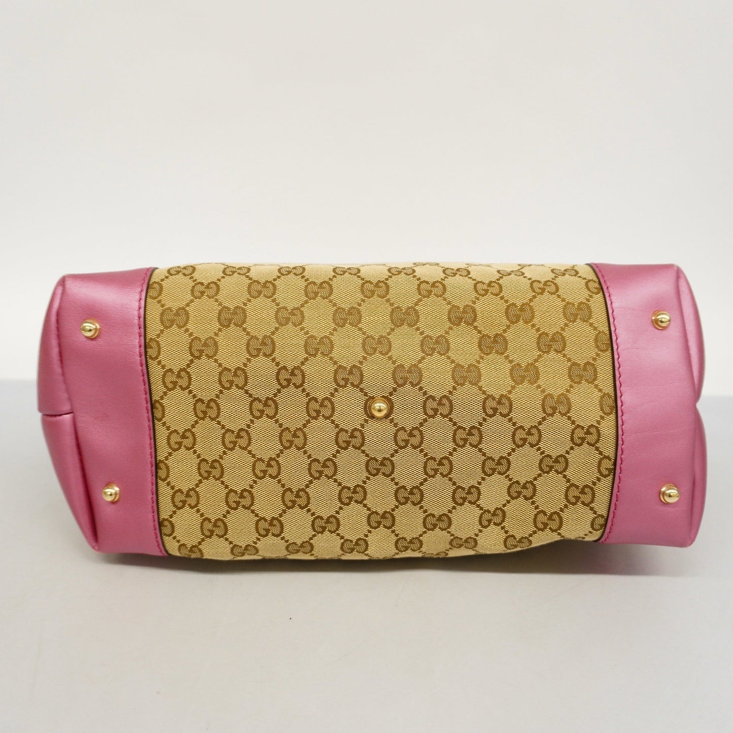 Gucci Leather Canvas Tote