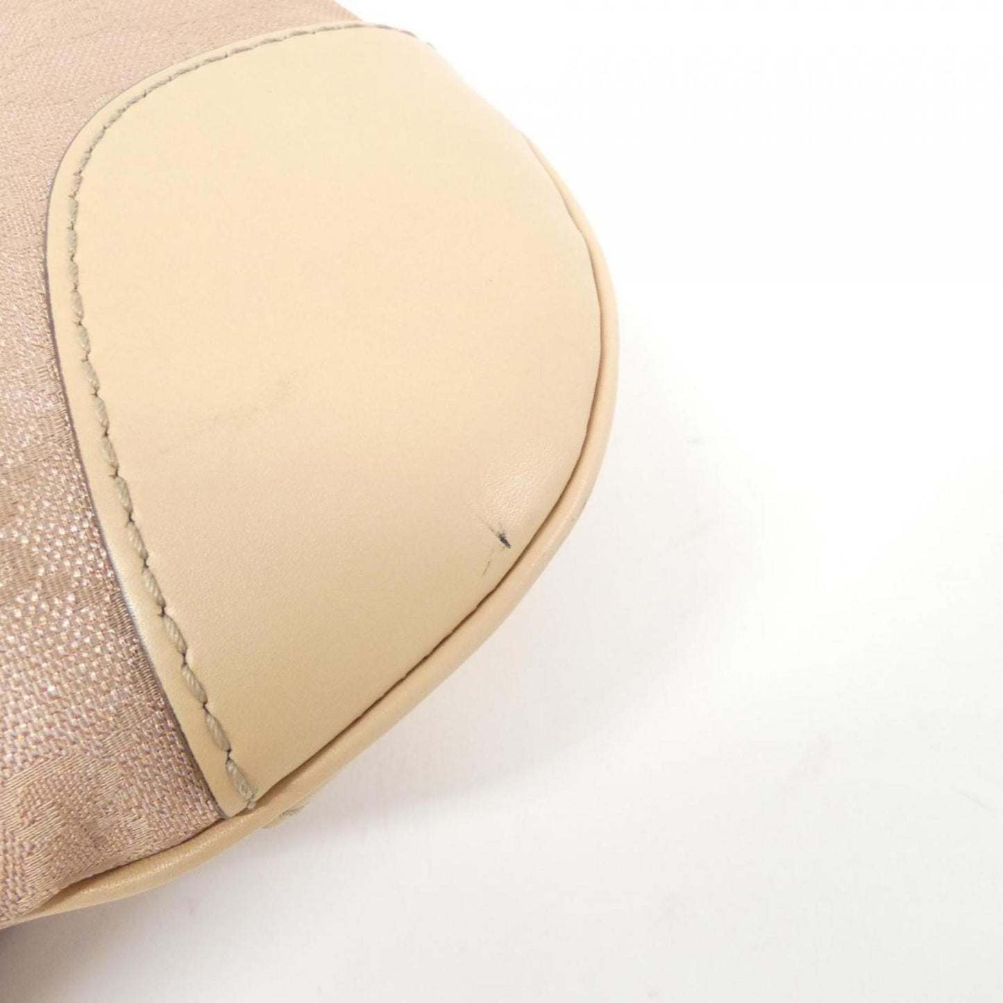Gucci Leather Canvas Shoulder Bag
