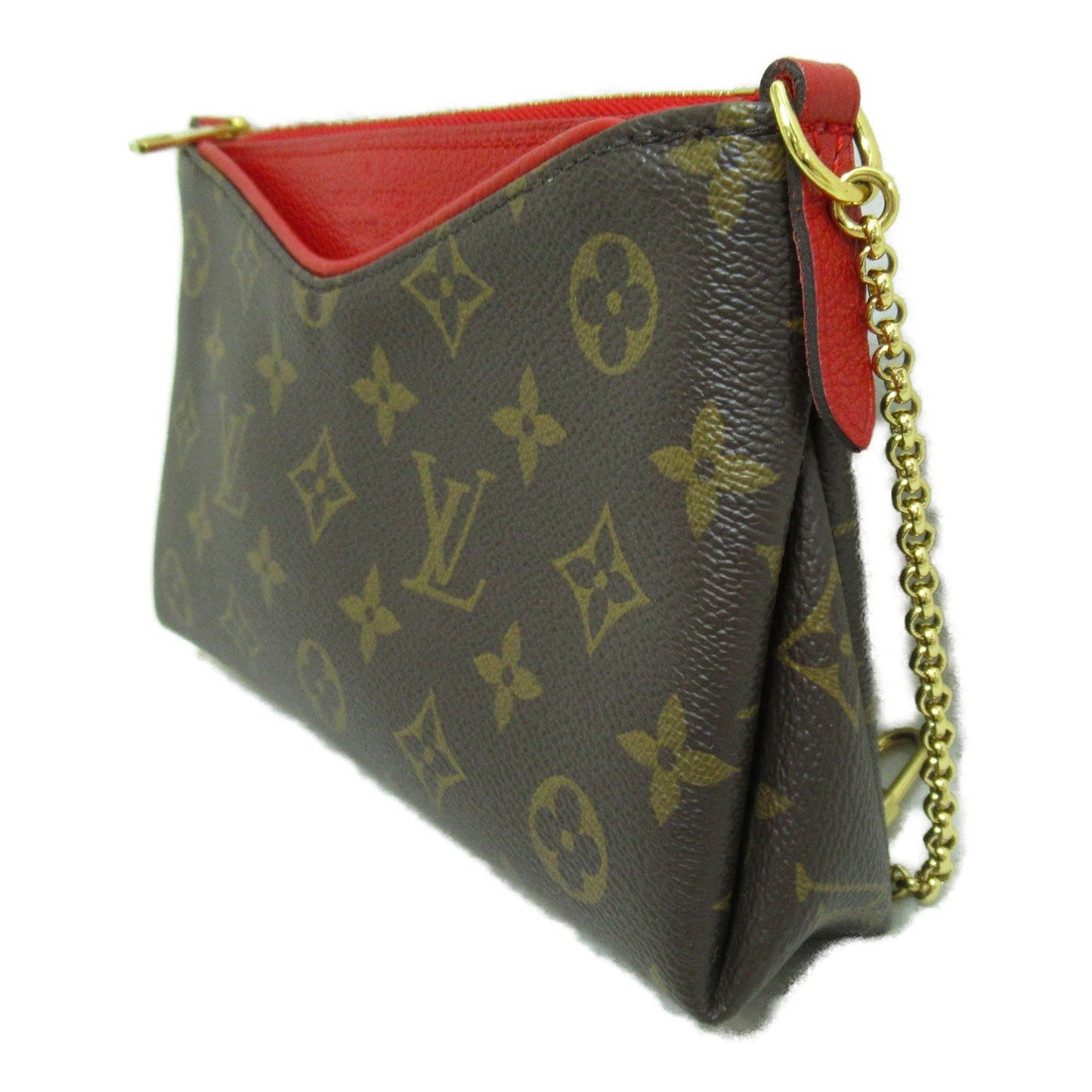Louis Vuitton Paras clutch Brown Cerise Monogram PVC coated canvas