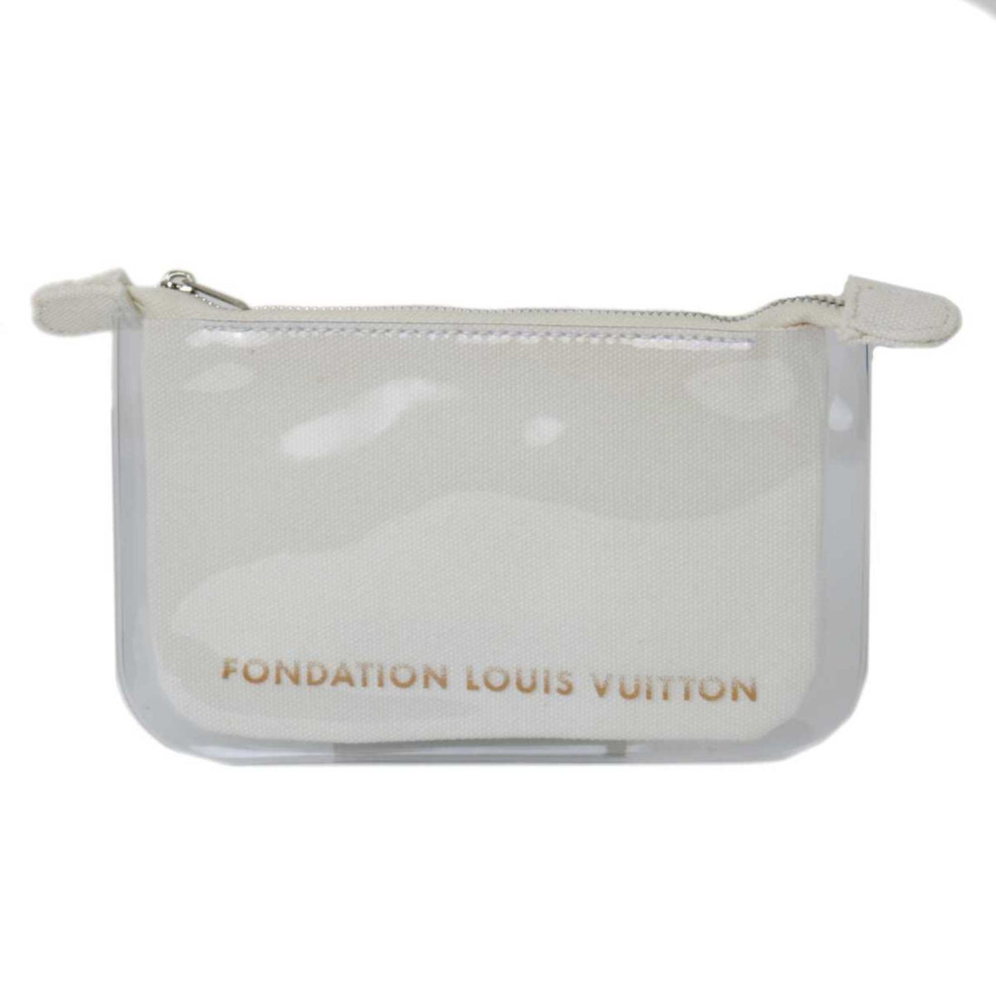 Louis Vuitton Foundation Mum Limited Edition Pouch White Clutch