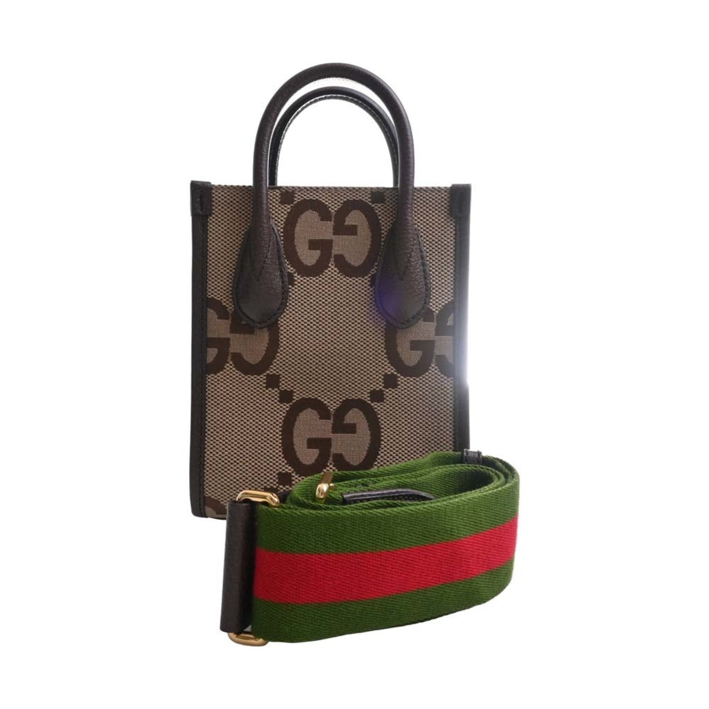 Gucci Leather Canvas Tote