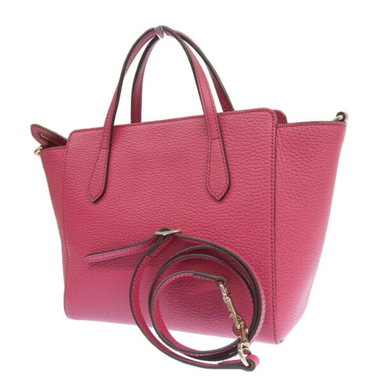 Gucci Pink Leather Shoulder Bag Style 1