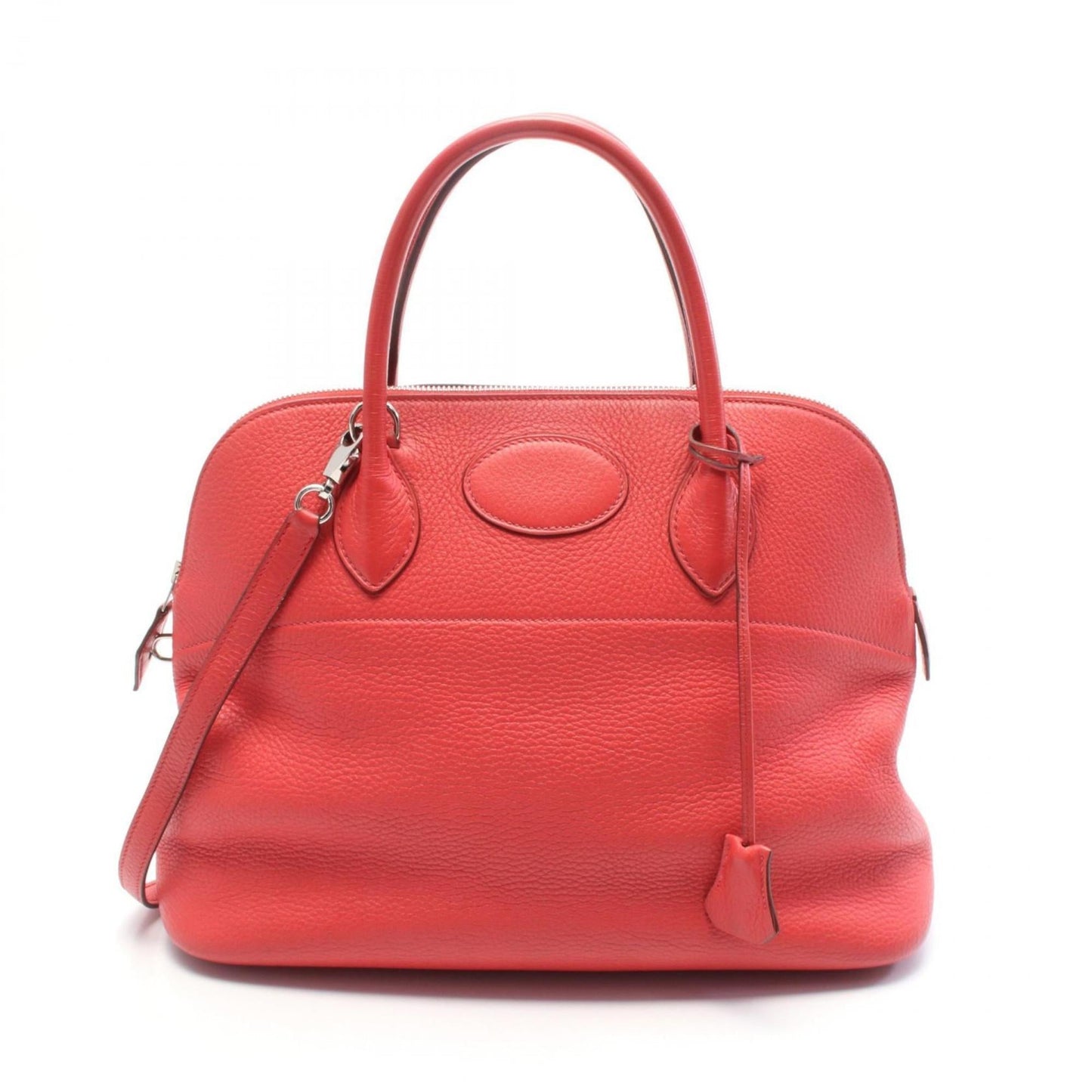 Hermes Bougainvillier Red Color Taurillon Clemence Leather Leather Handbag ( )