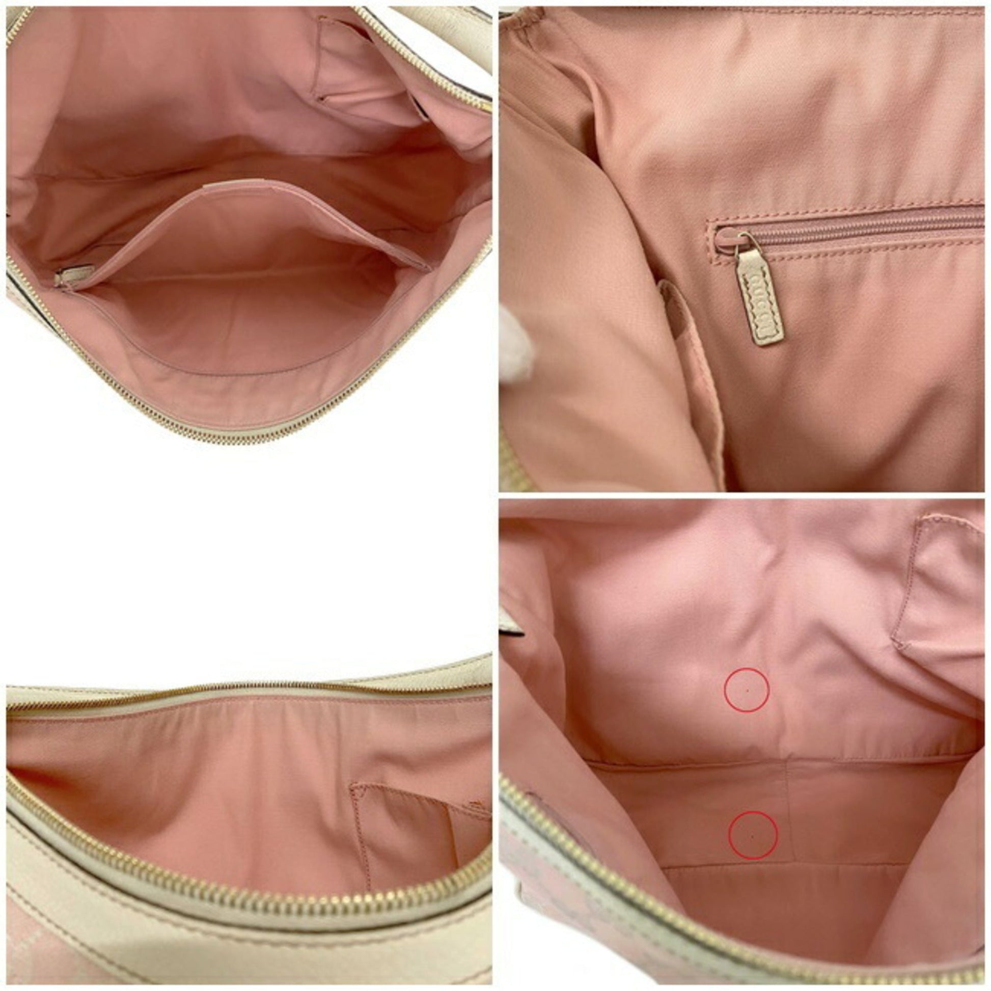 Gucci Lou Leather Canvas Handbag