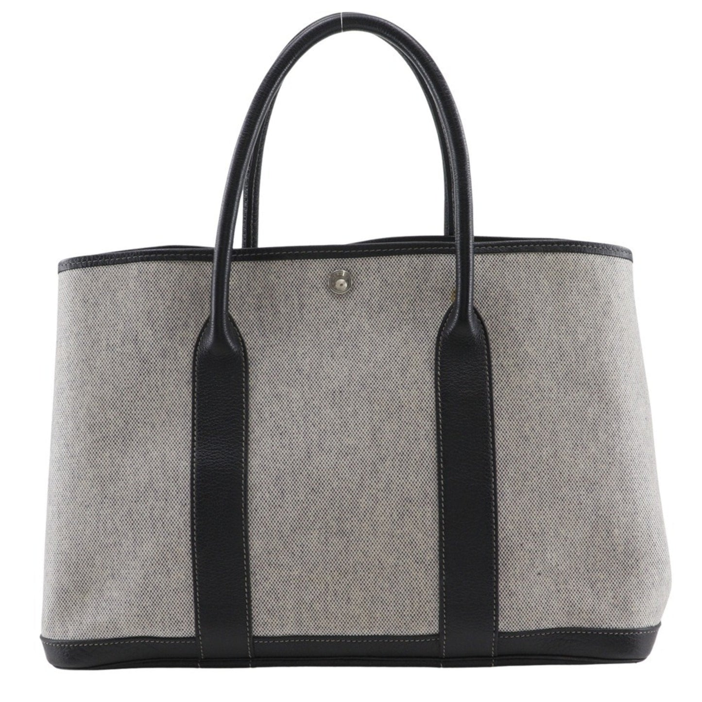 Hermes Gray Toile H Tote Bag ( )
