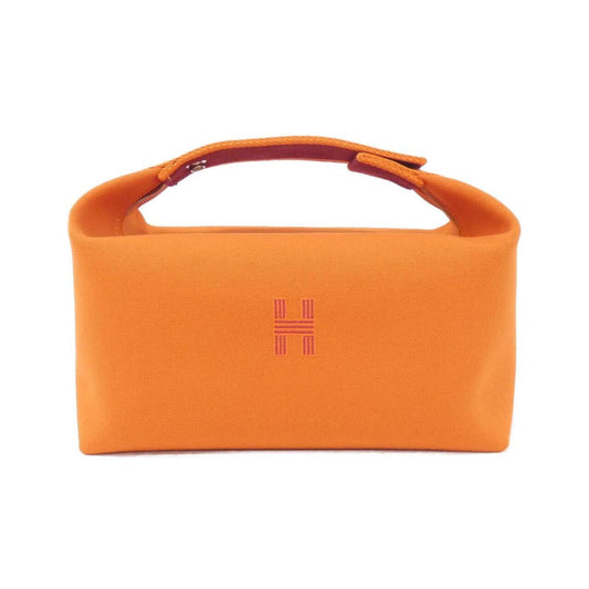 Hermes Feu Orange Canvas Pouch ( )
