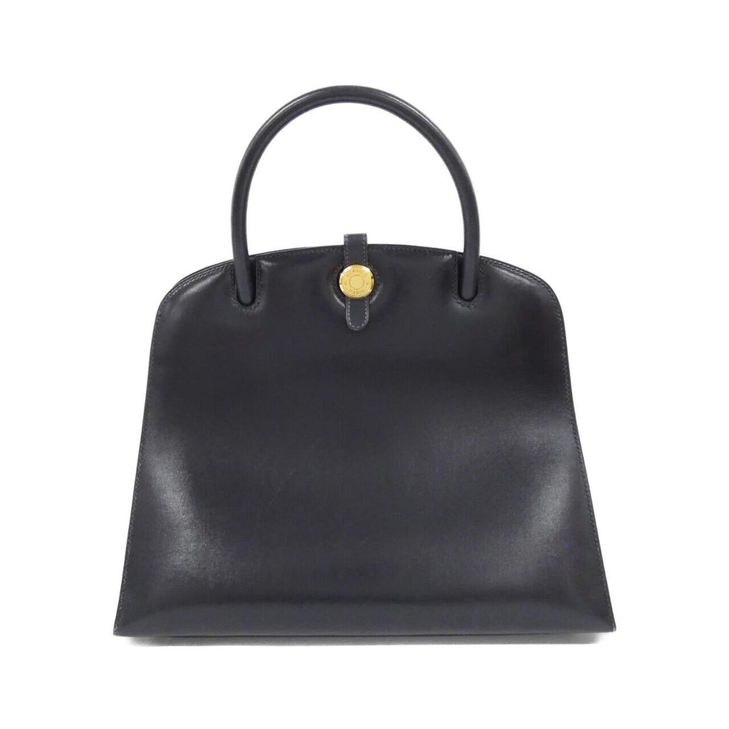 Hermes Dalvy Blue Indigo Box Calf Leather Handbag ( )