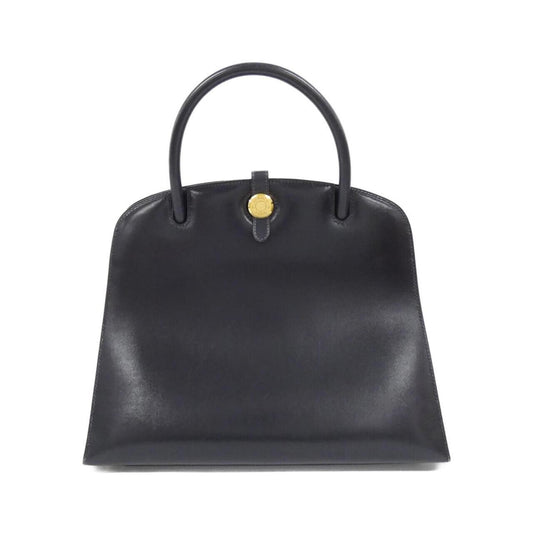 Hermes Dalvy Blue Indigo Box Calf Leather Handbag ( )