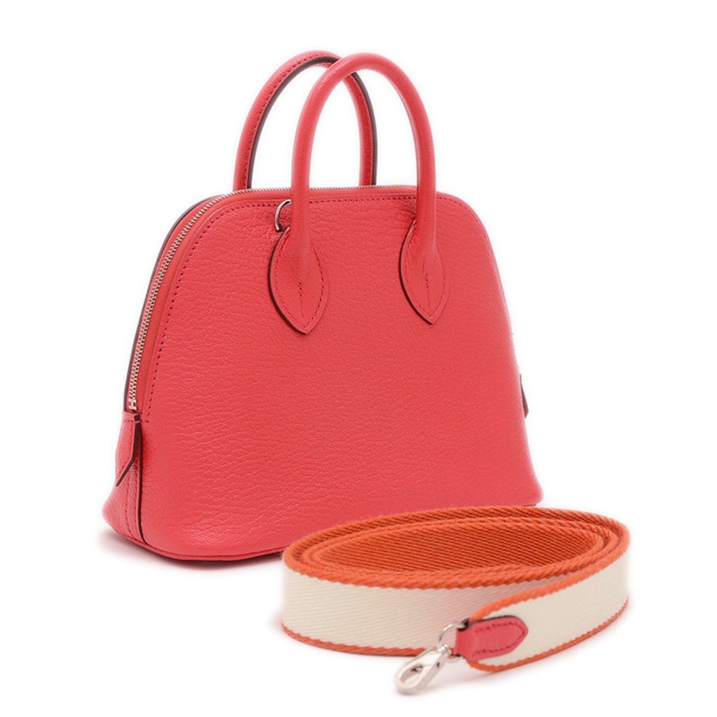 Hermes Bougainvillier Chevre Leather Handbag ( )
