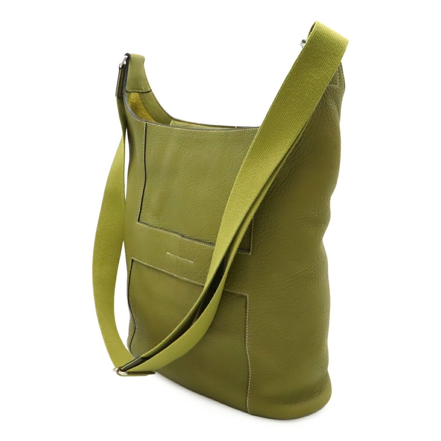Hermes Good News Anis Green Taurillon Clemence Leather Shoulder Bag ( )