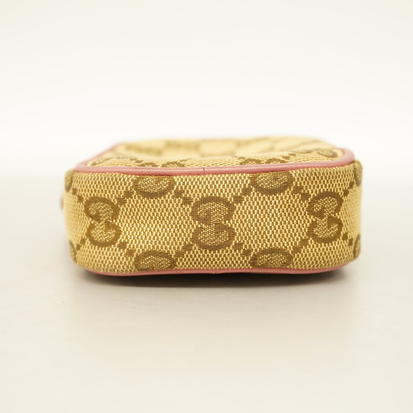 Gucci Leather Canvas Shoulder Bag