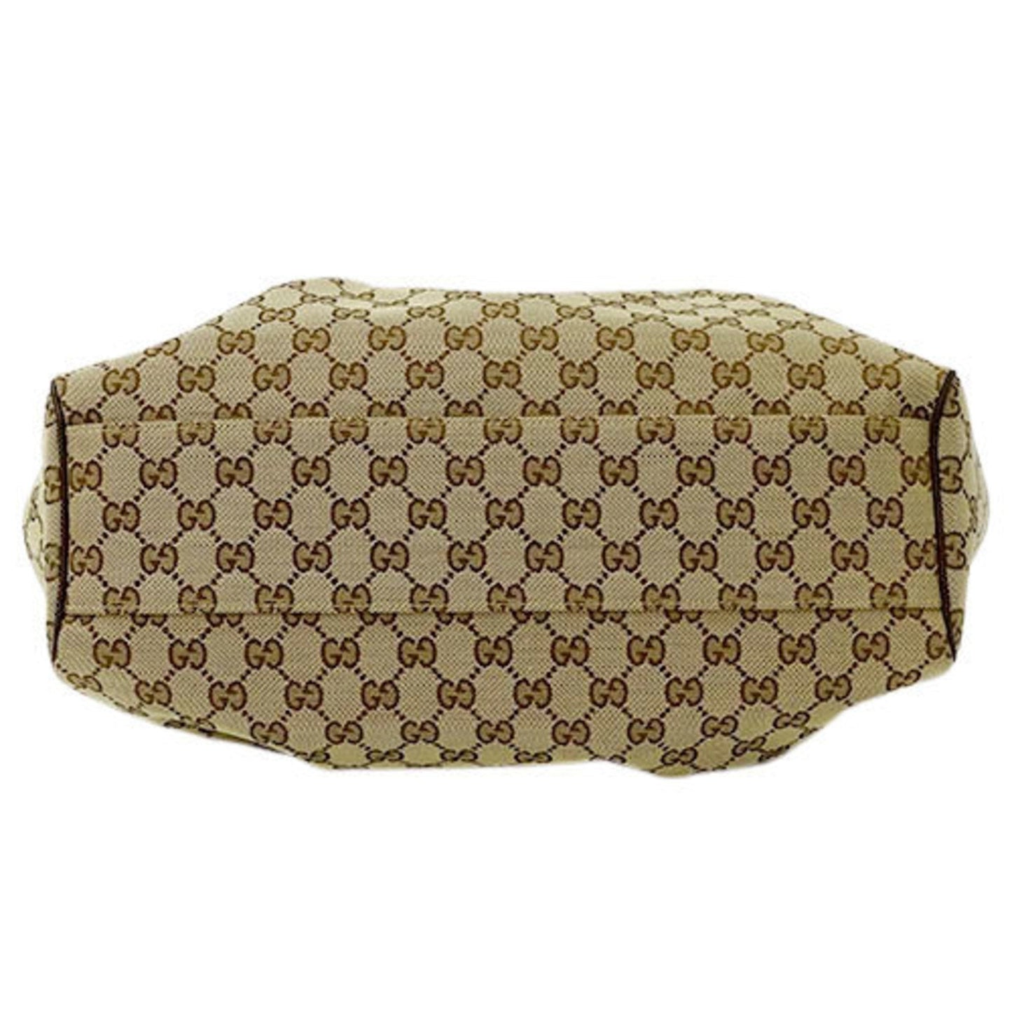 Gucci Lou Leather Canvas Tote