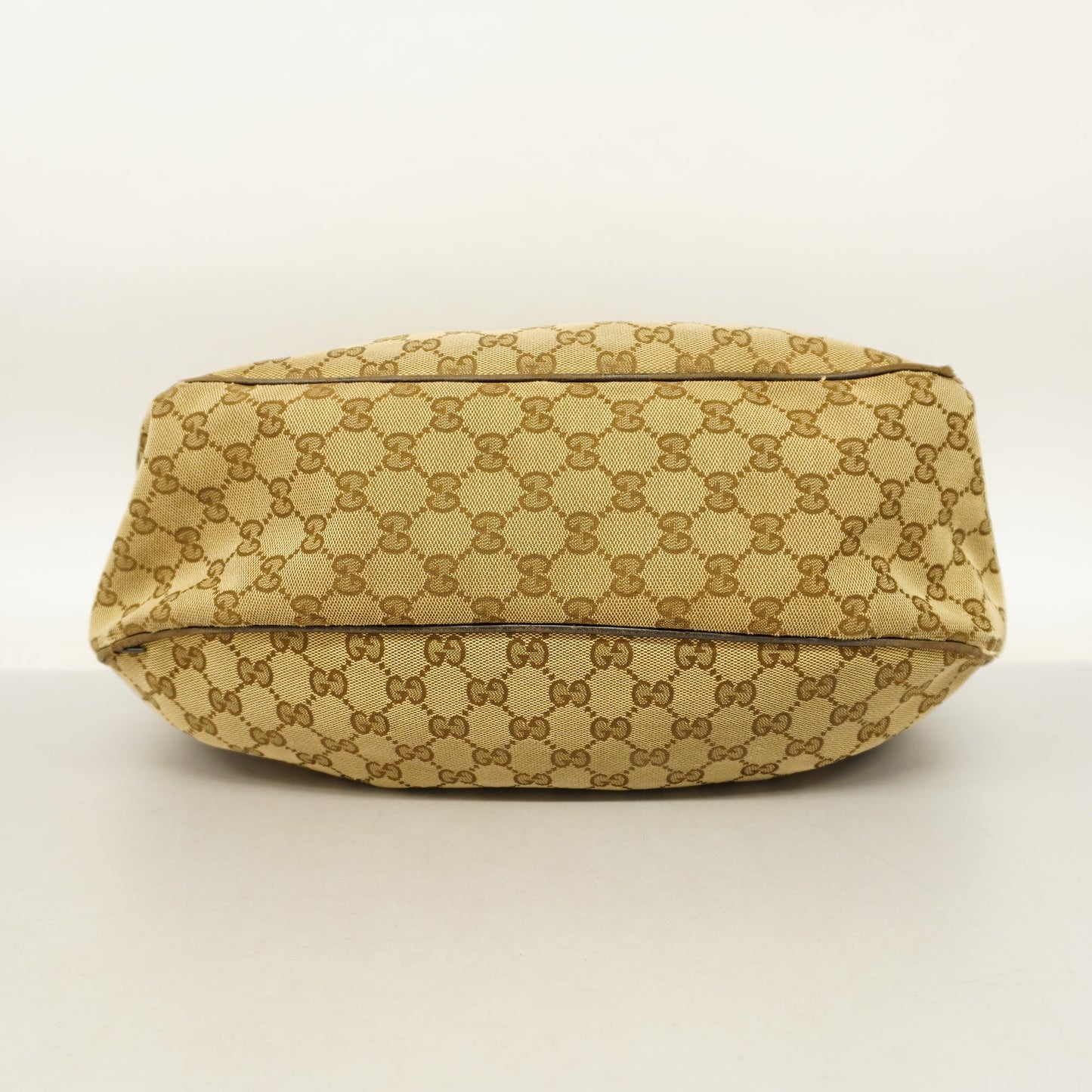 Gucci Leather Canvas Shoulder Bag