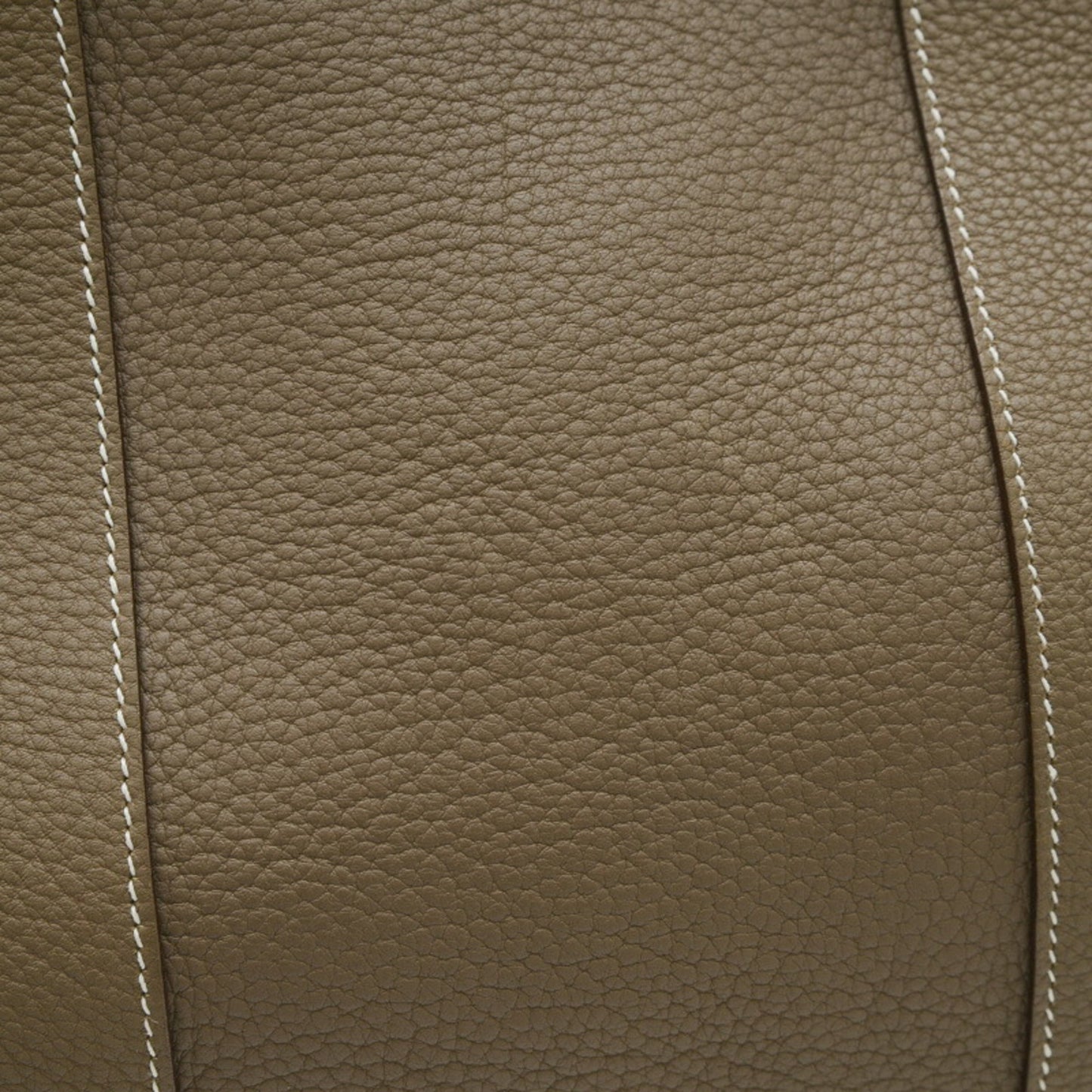 Hermes Etoupe Gray Negonda Leather Handbag Tote Bag ( )