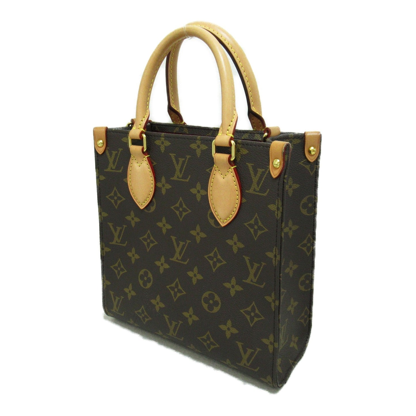 LOUIS VUITTON Sac PlatBB Brown Monogram PVC coated canvas Handbag
