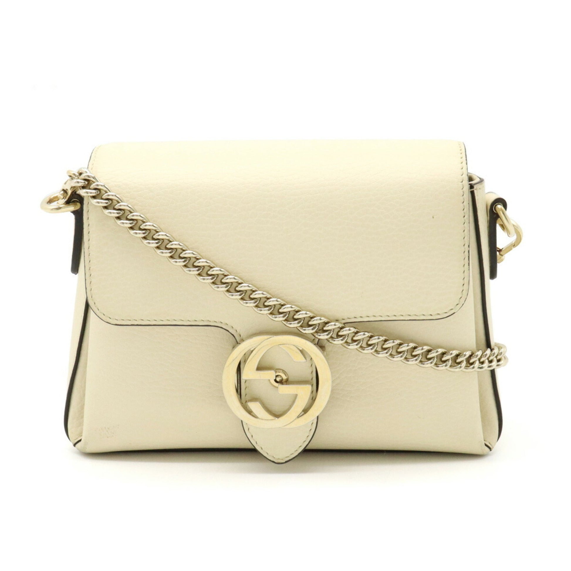 Gucci Chain Leather Shoulder Bag