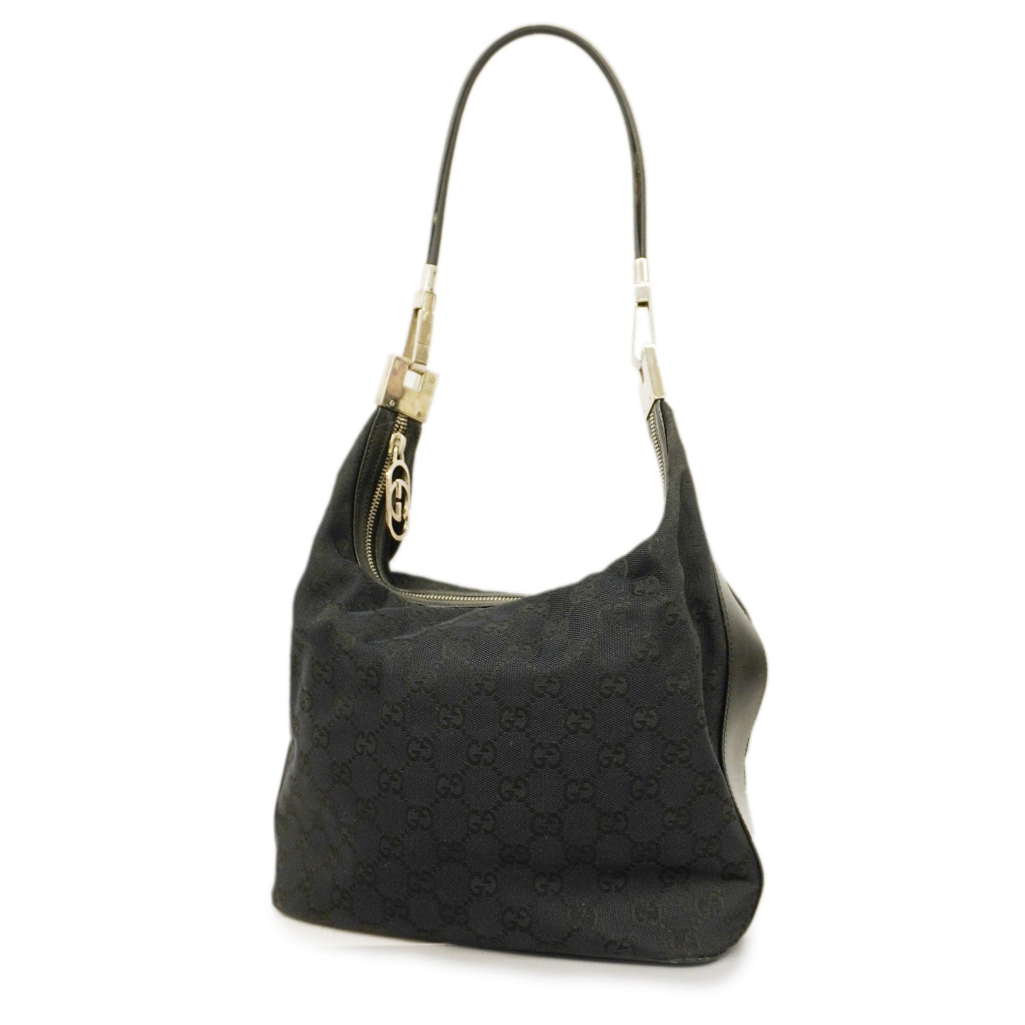 Gucci Leather Canvas Shoulder Bag