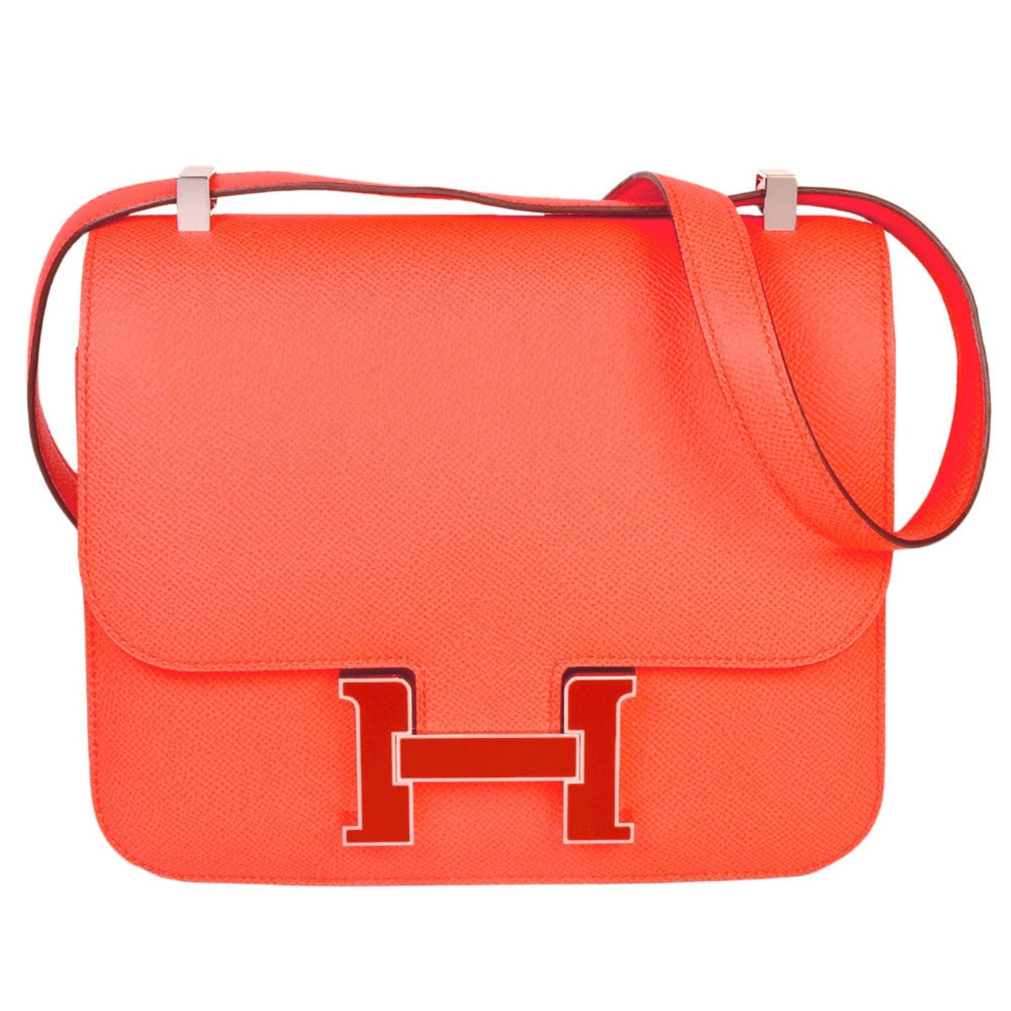 Hermes Constance Pink Epsom Leather Shoulder Bag ( )