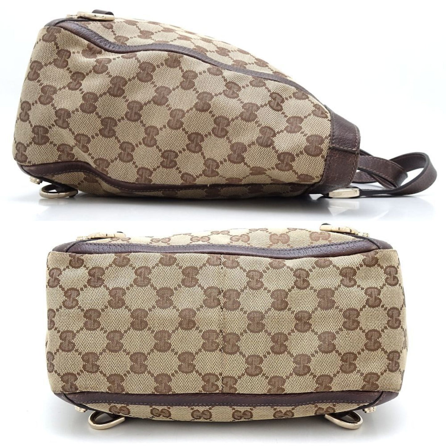 Gucci Leather Canvas Tote