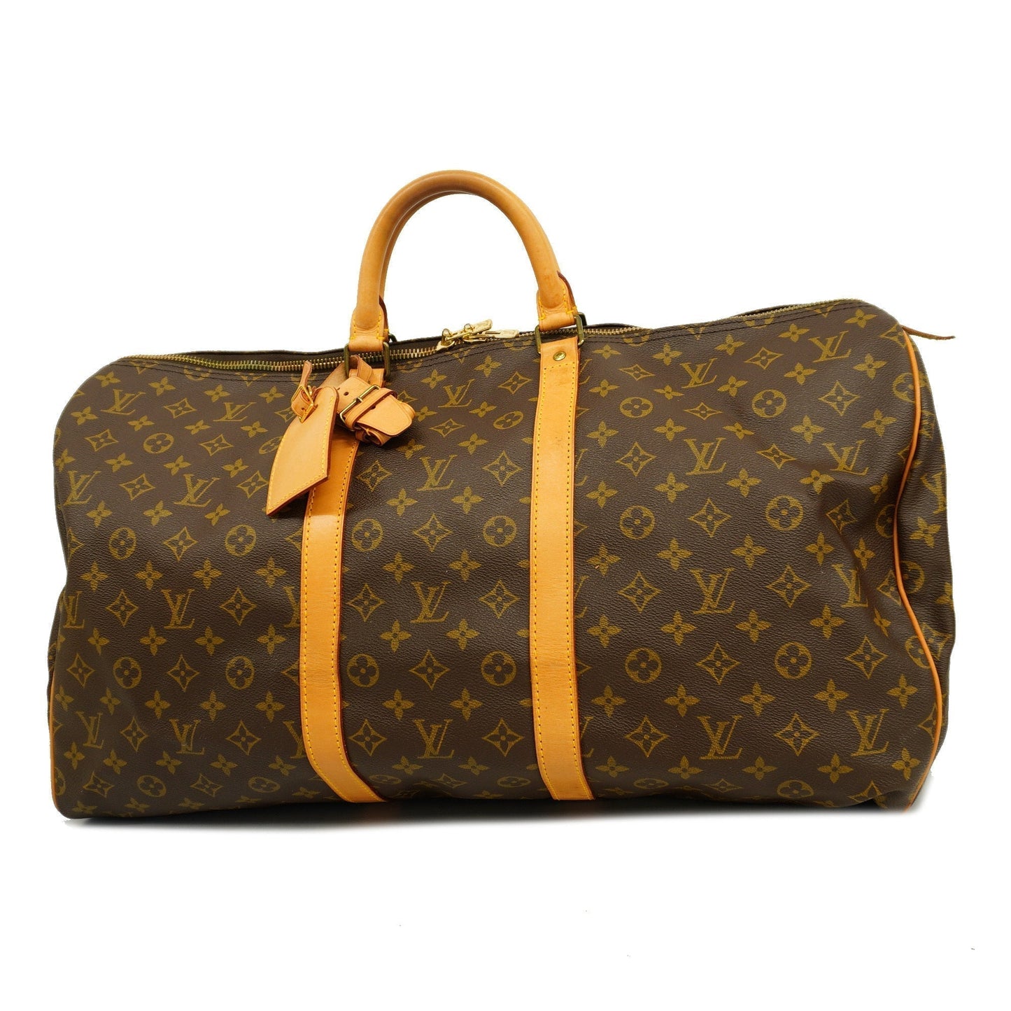 Louis VuittonAuth Monogram Keepall 55 Old Model Unisex Boston Bag