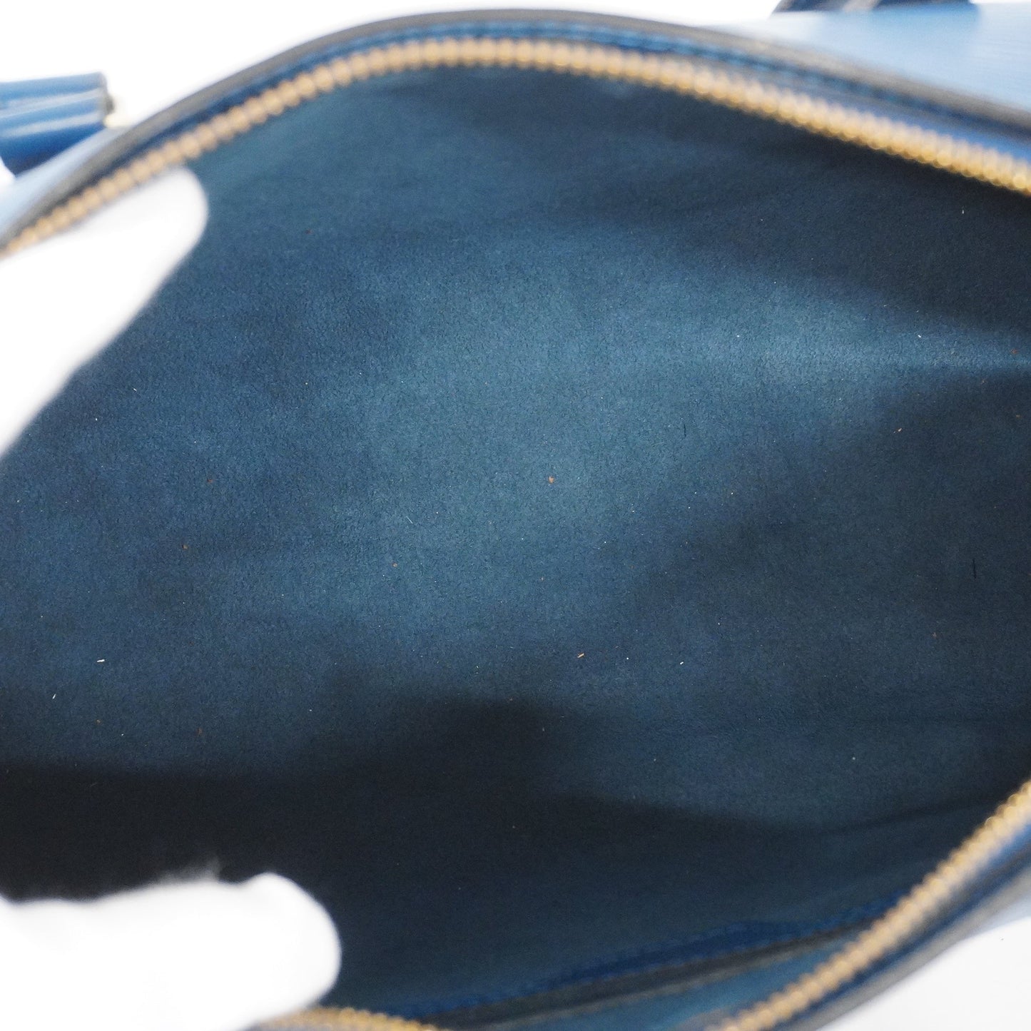 Louis VuittonAuth Epi Sufro Women's Handbag Toledo Blue