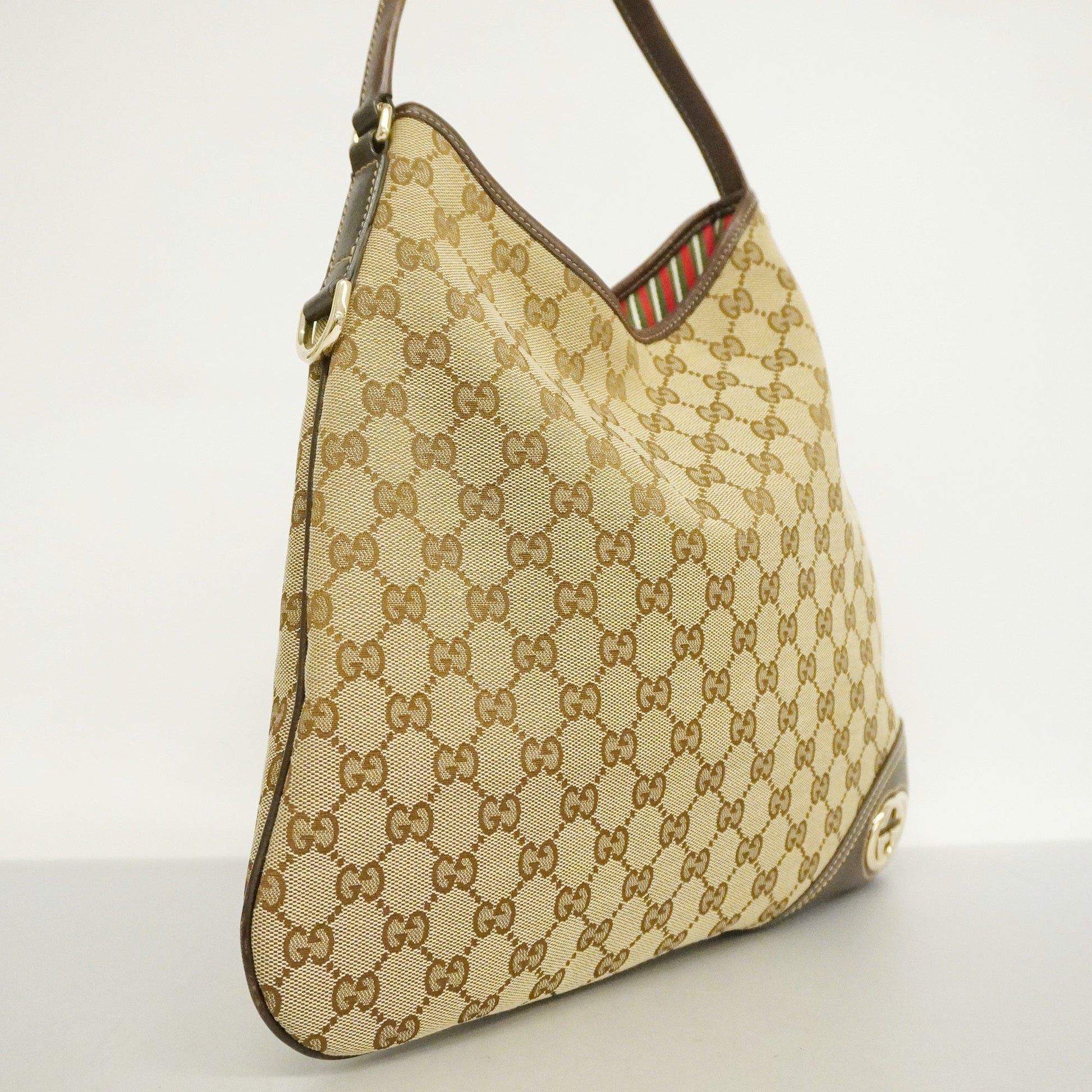 Gucci Leather Canvas Tote
